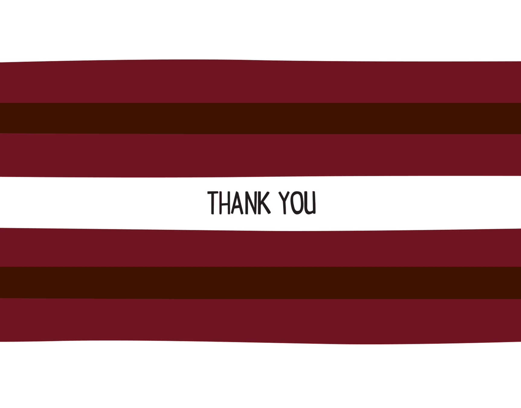 Thank You Burgundy