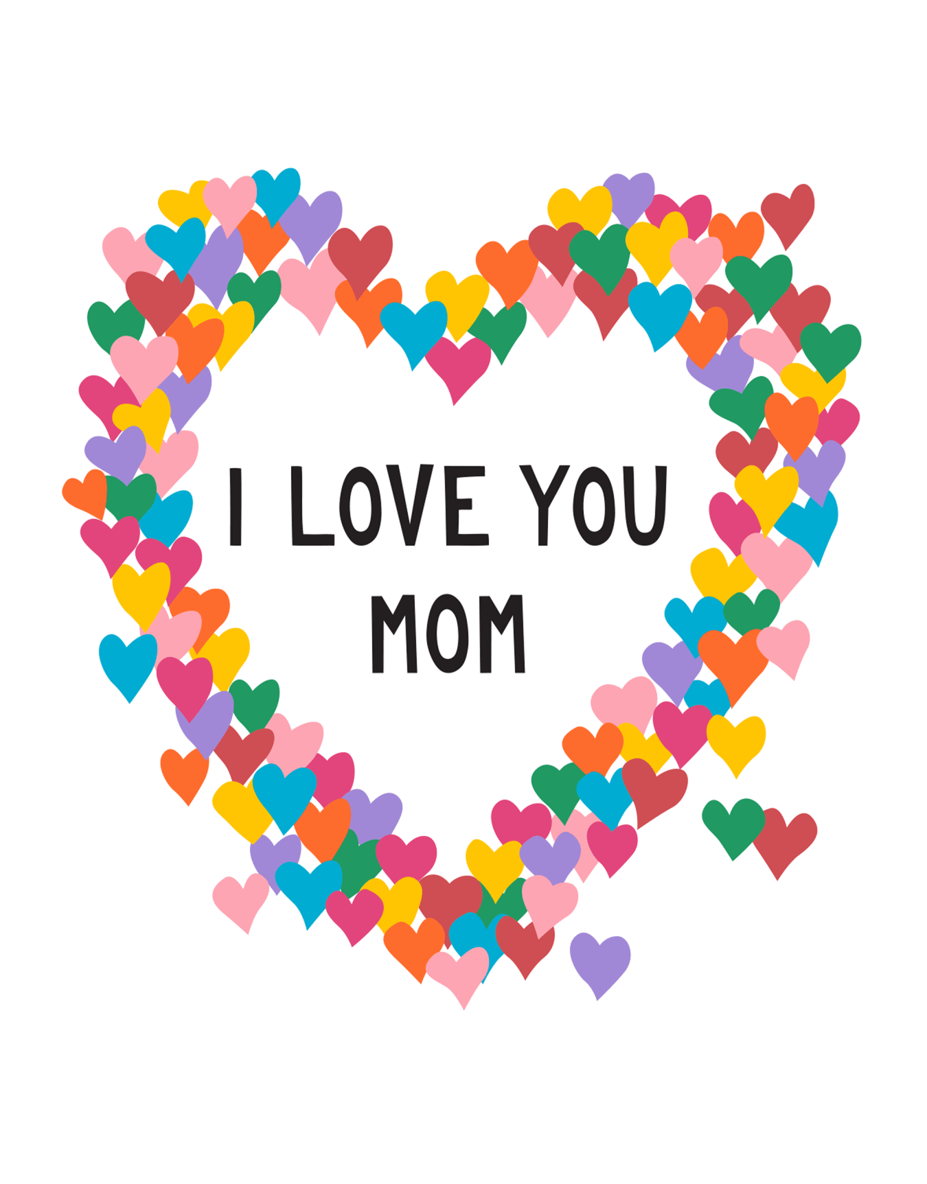 Mother's Day Hearts