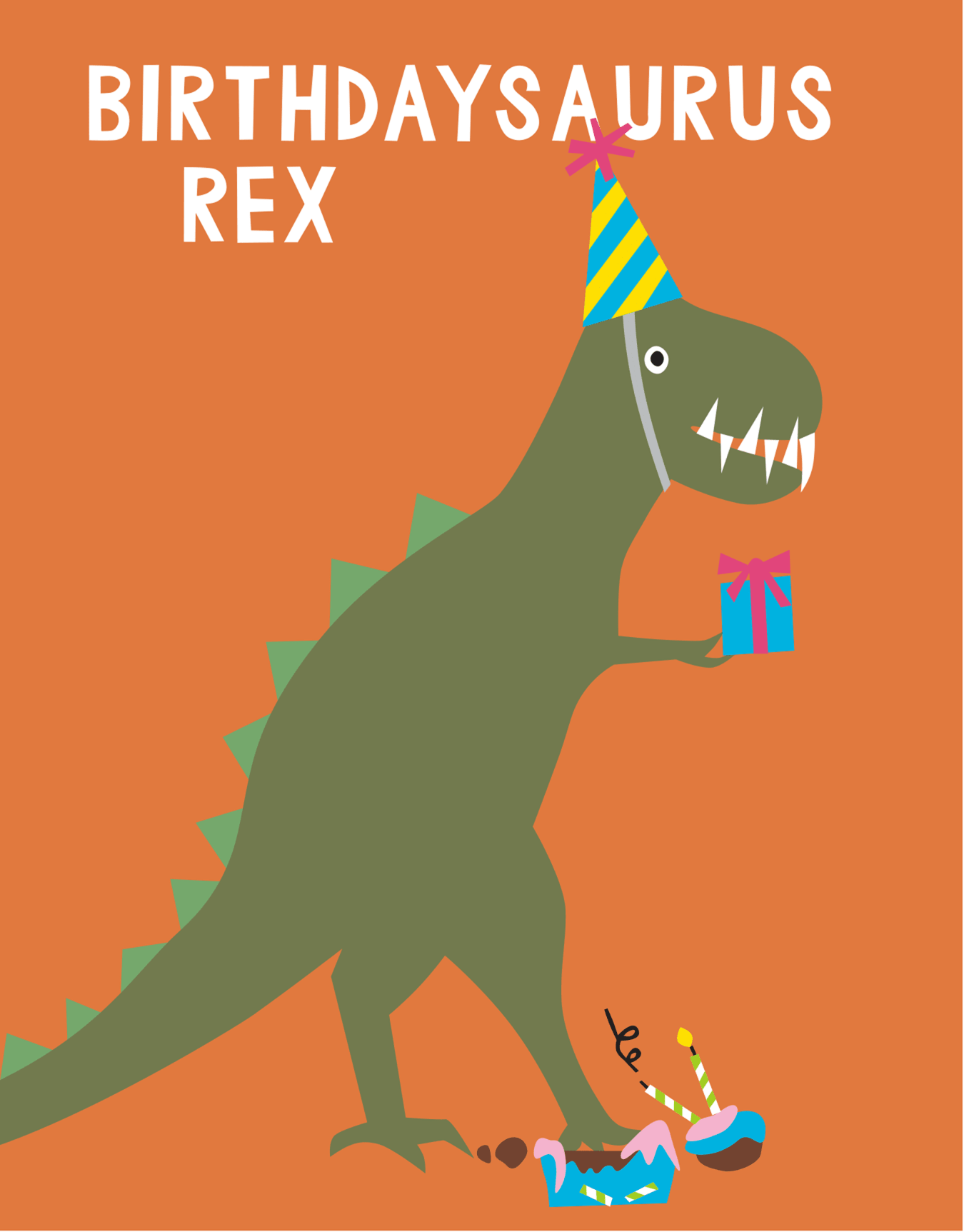 Rex Racer Birthday Birthday Rex by R. Nichols | Postable