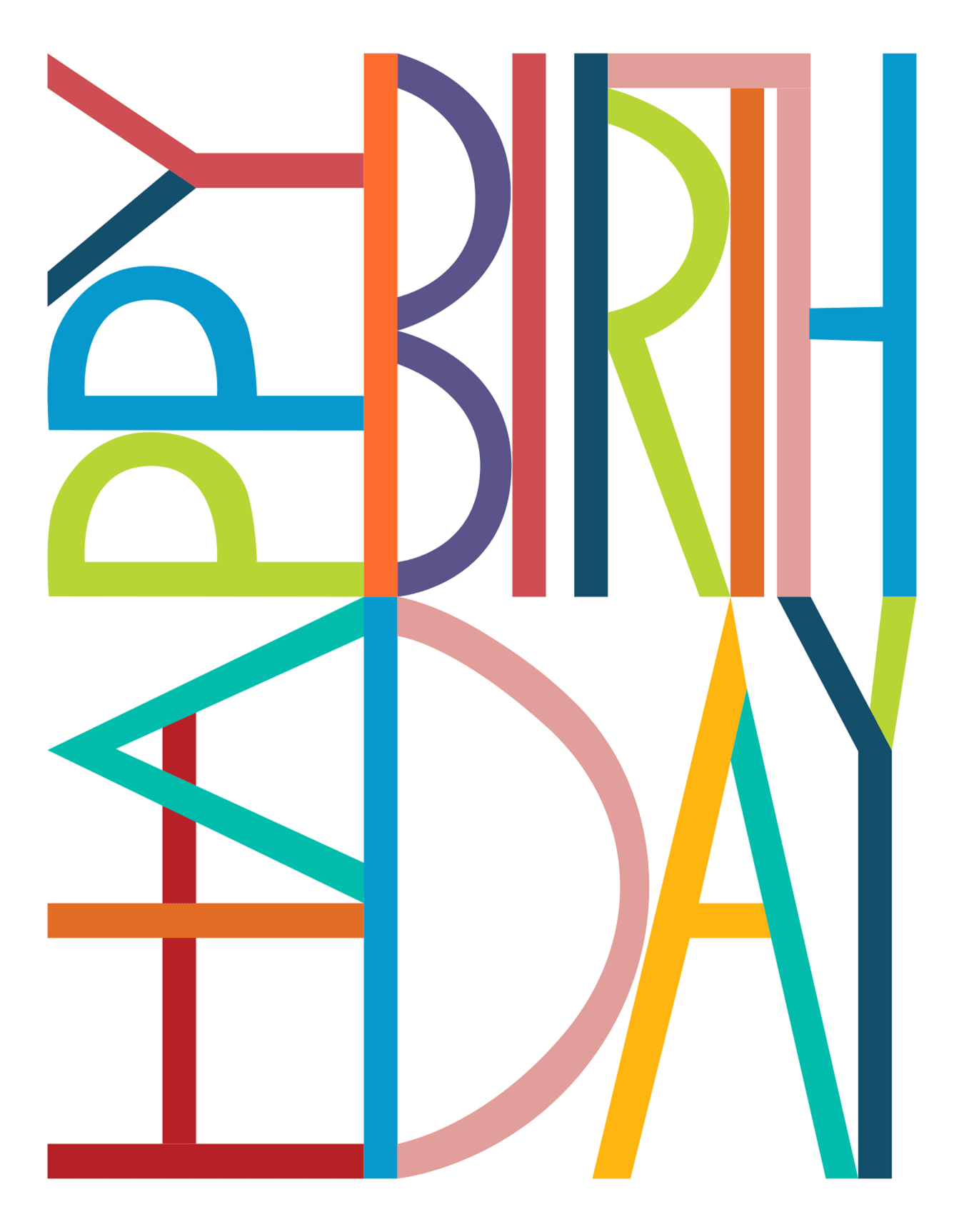 Happy Birthday Stack by R. Nichols | Postable