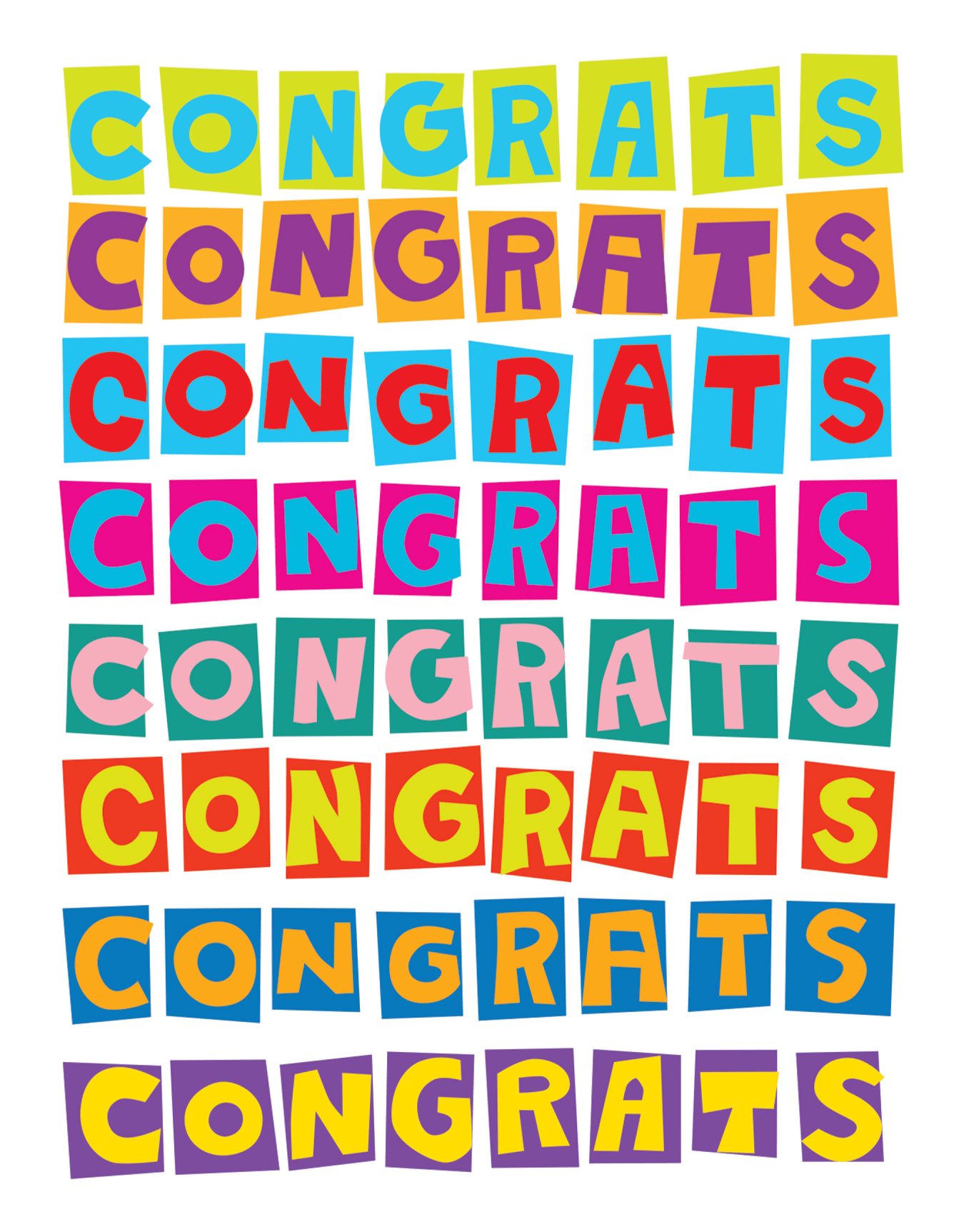 Many Congrats