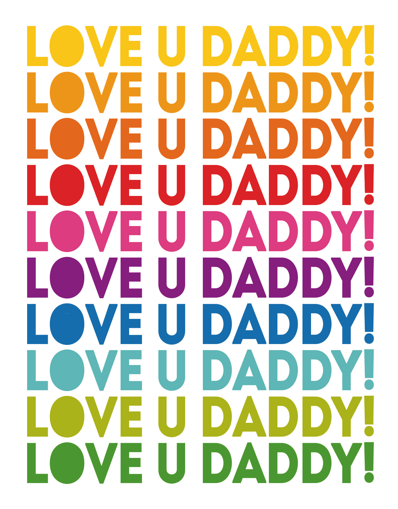 Love U Daddy