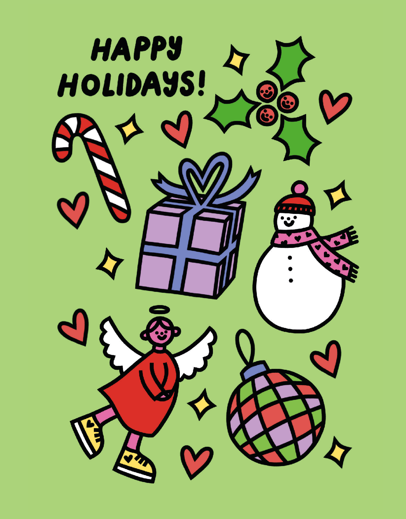 Happy Holidays Icons