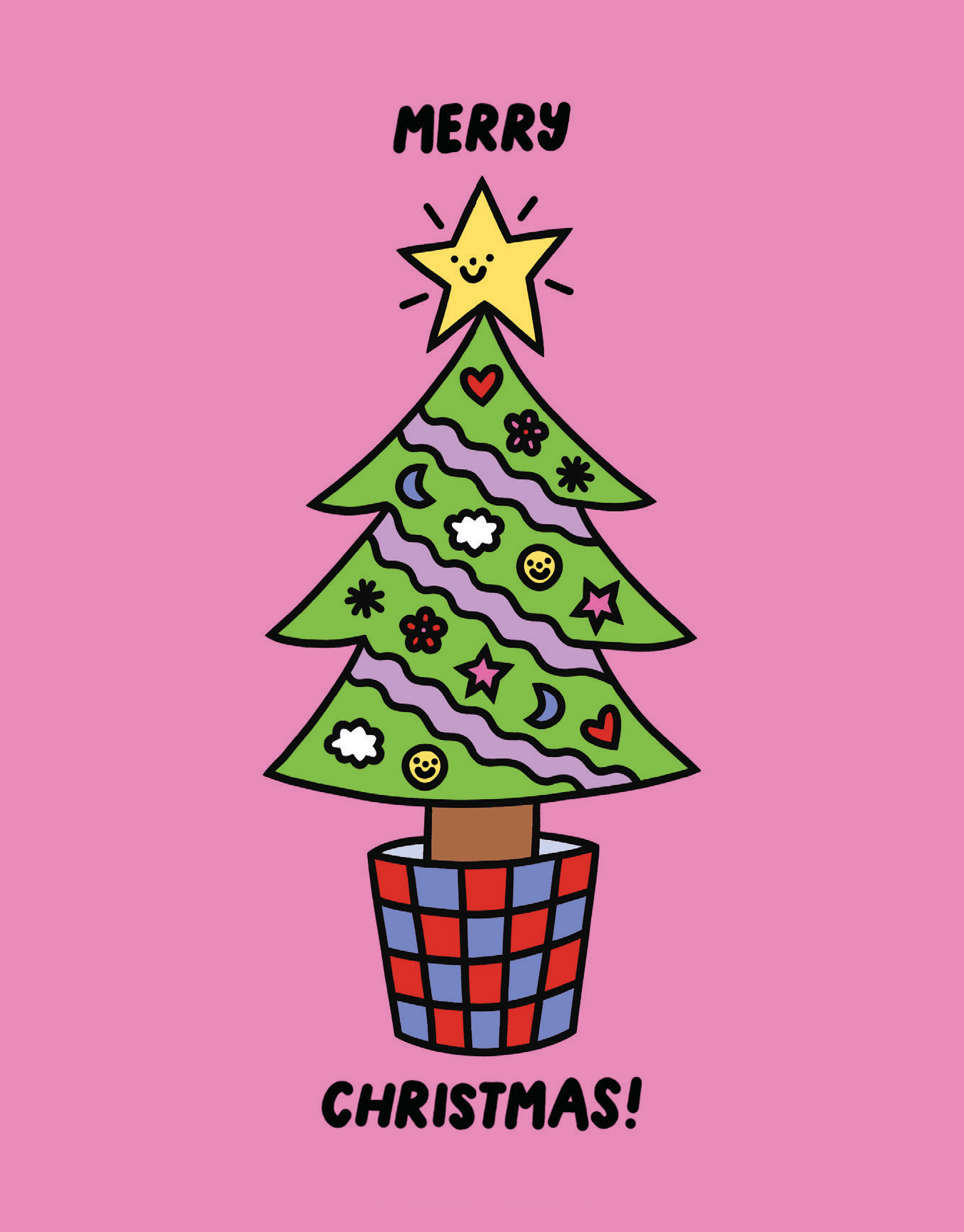 Merry Christmas Pink