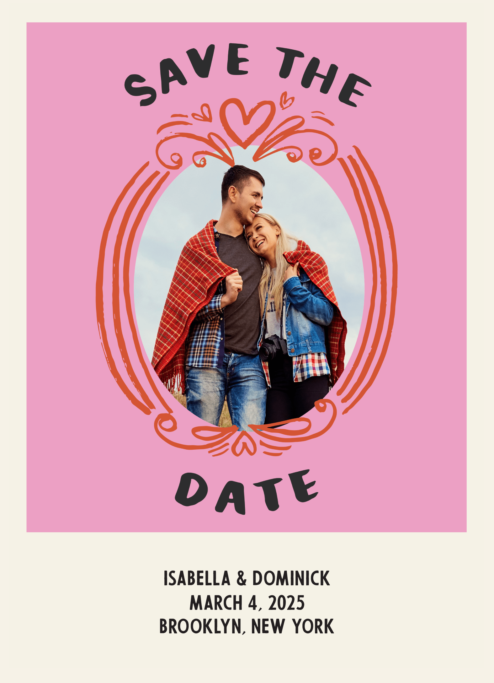 Minimal Frame Save The Date