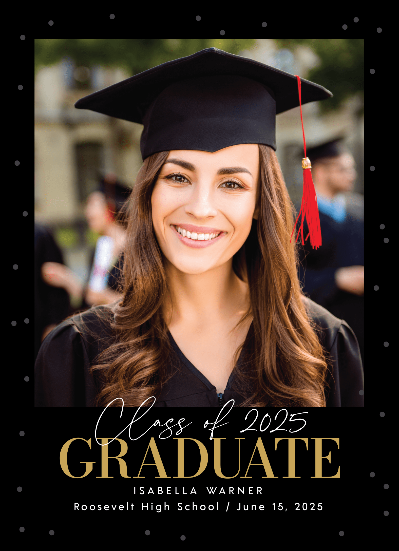 Confetti Grad Frame
