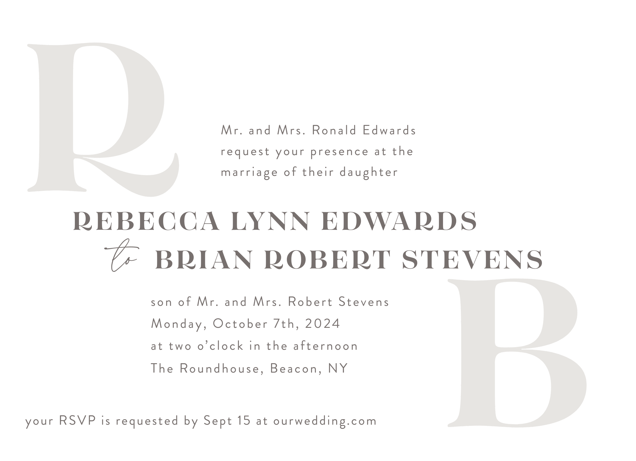 Bold Initials