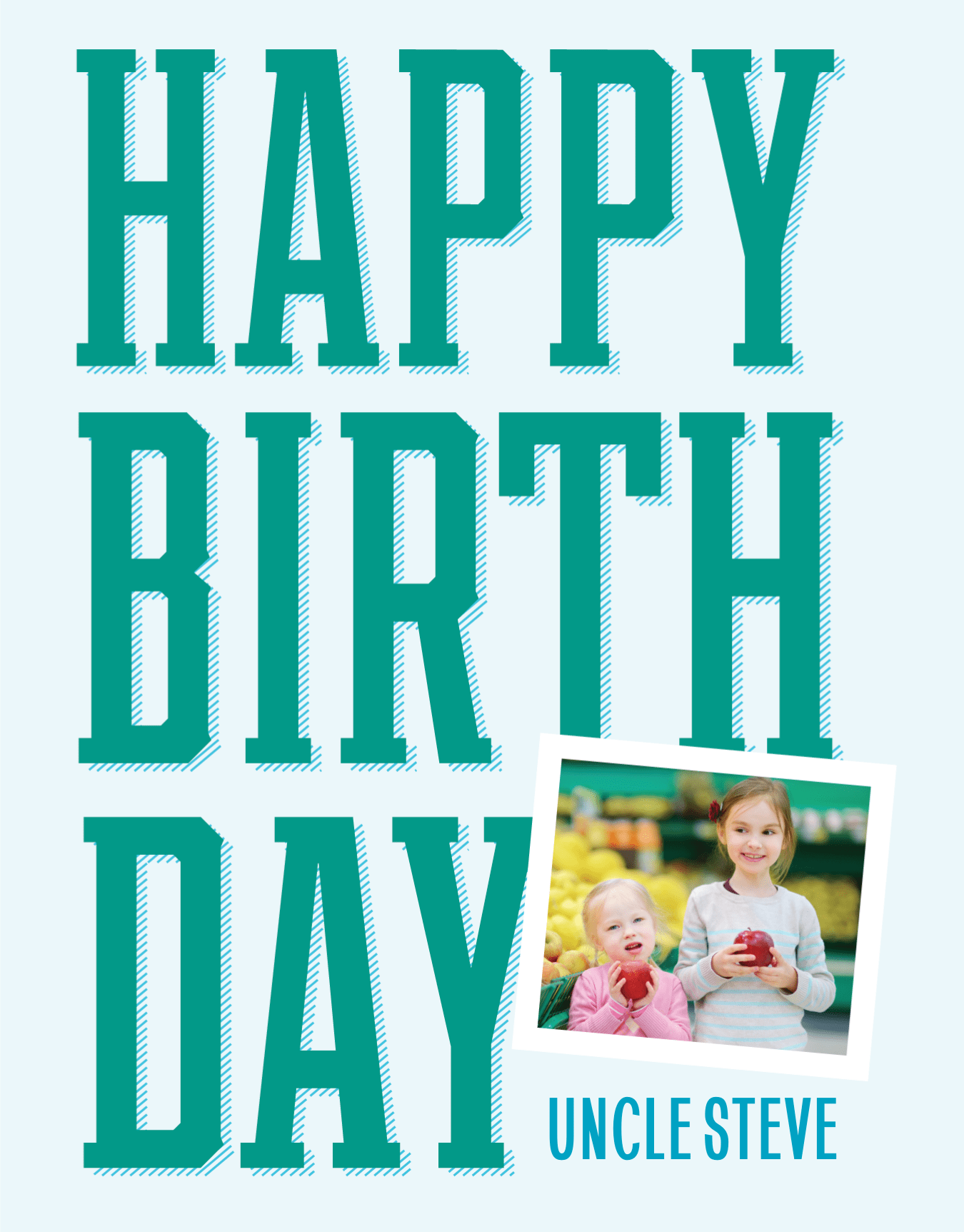 Text Stack Birthday