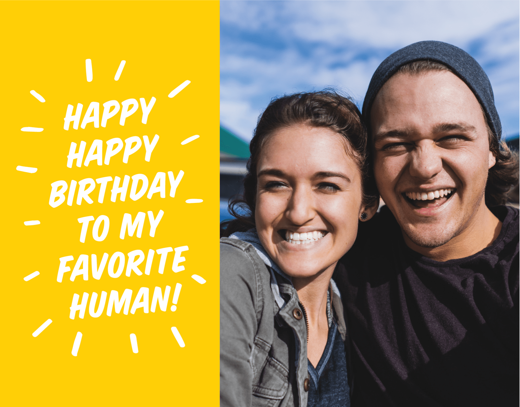 Favorite Human Birthday