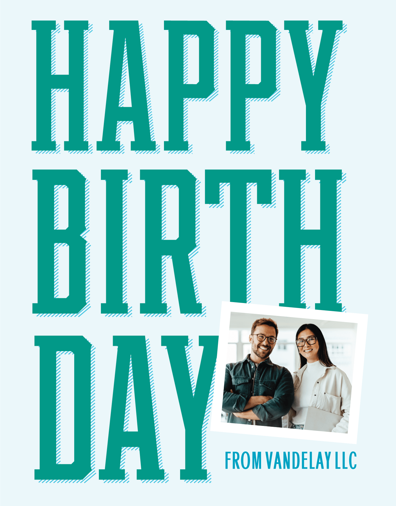 Text Stack Birthday Business