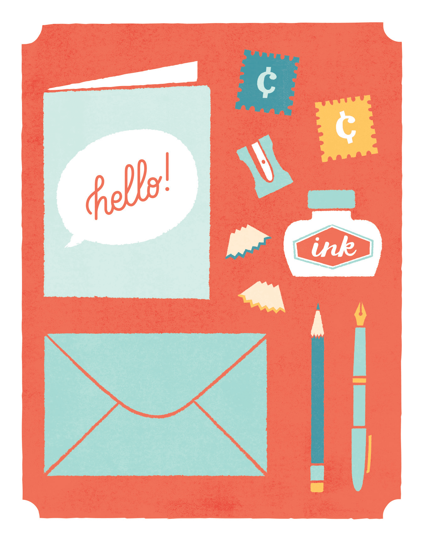 Hello Stationery