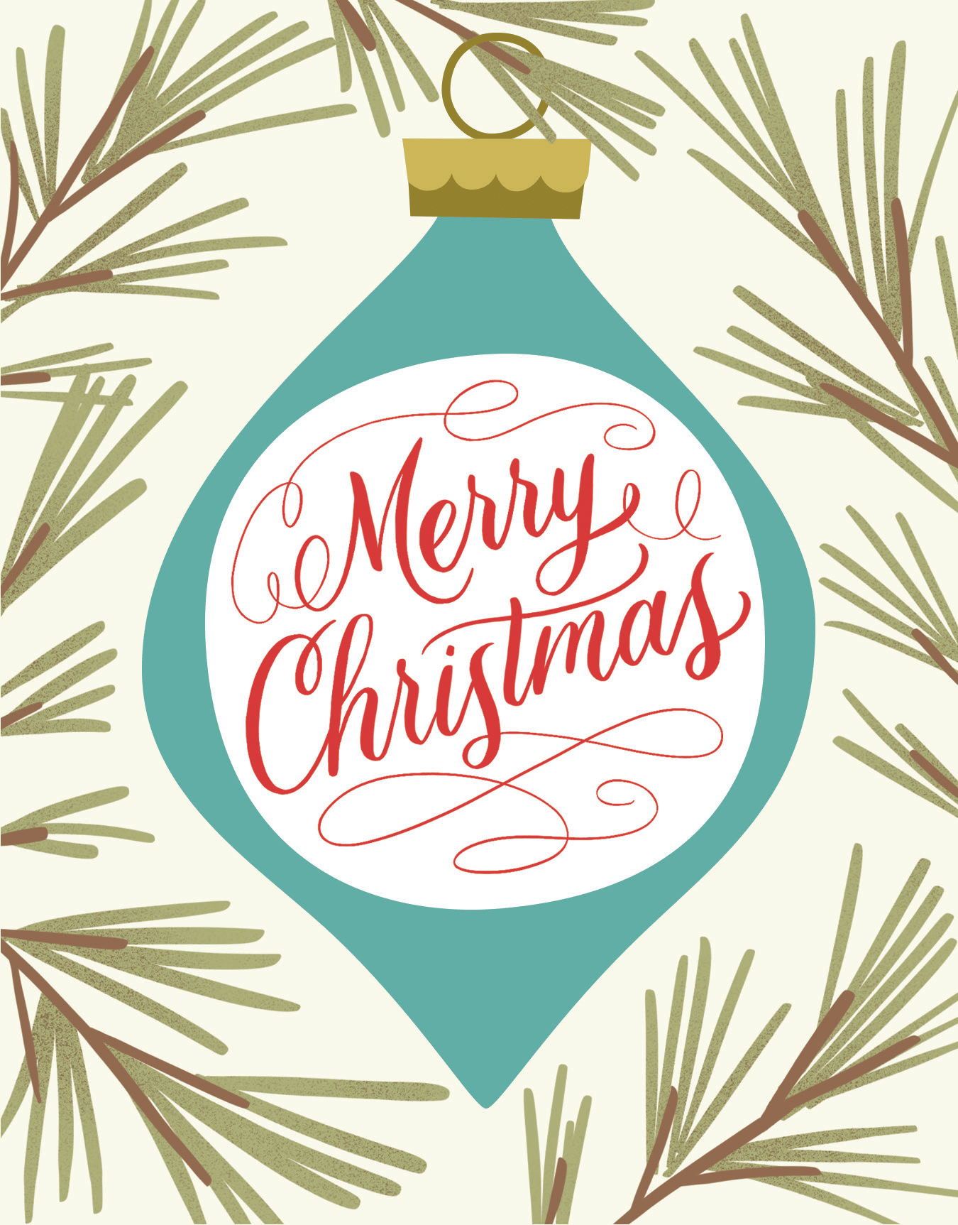 Merry Christmas Ornament