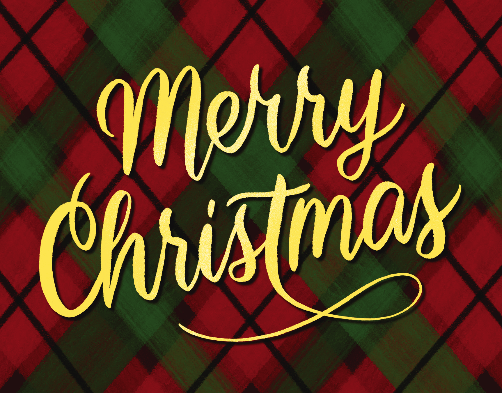 Merry Christmas Plaid