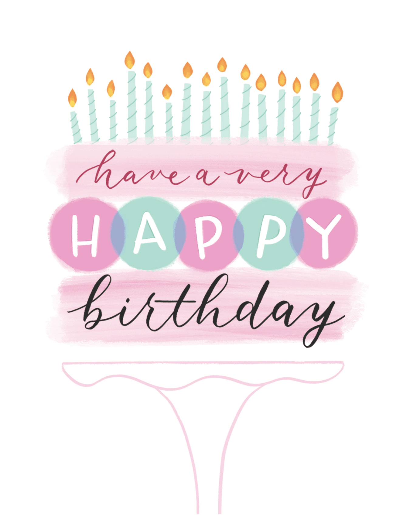 Birthday Cake Brush