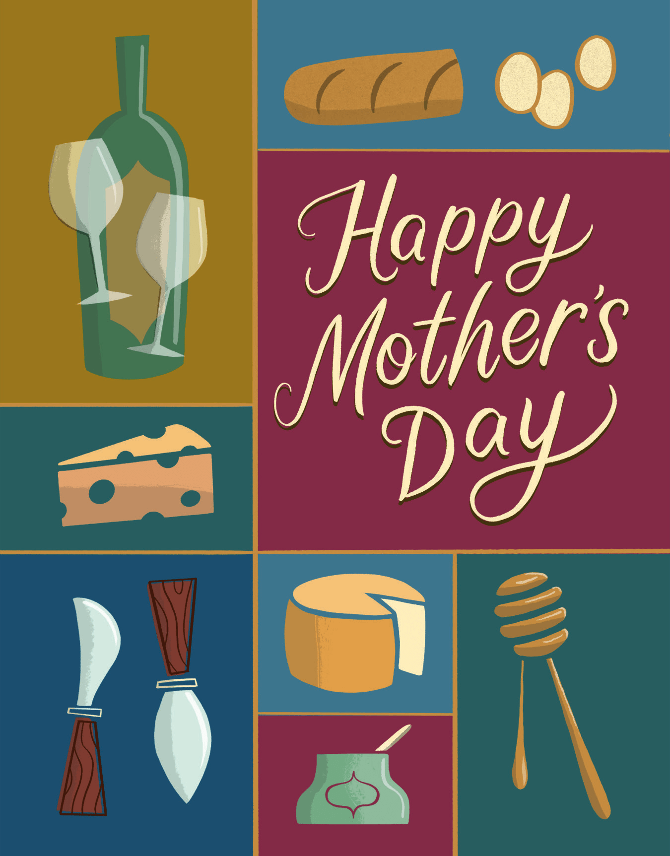Mother's Day Cheese Plate