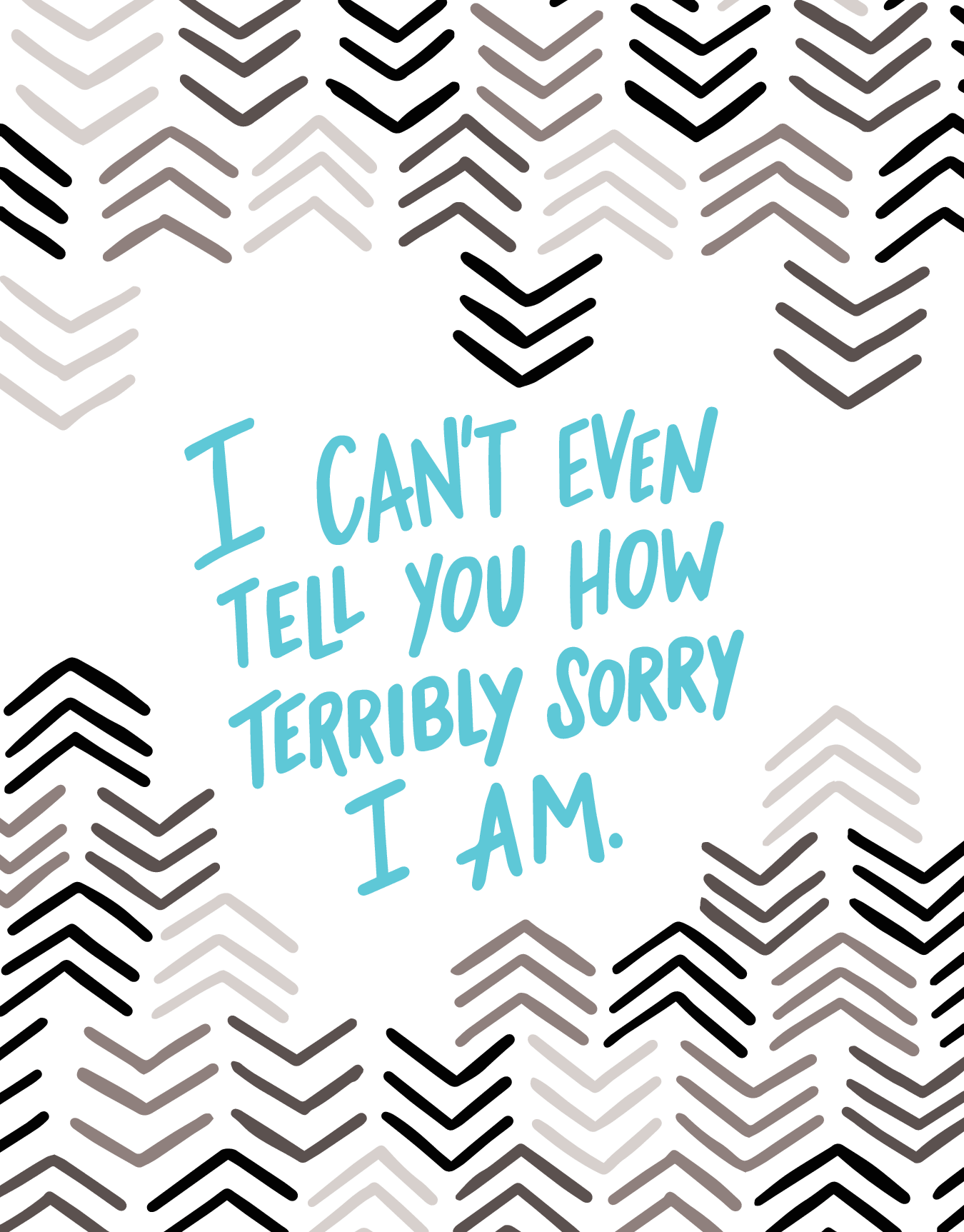 Terribly Sorry