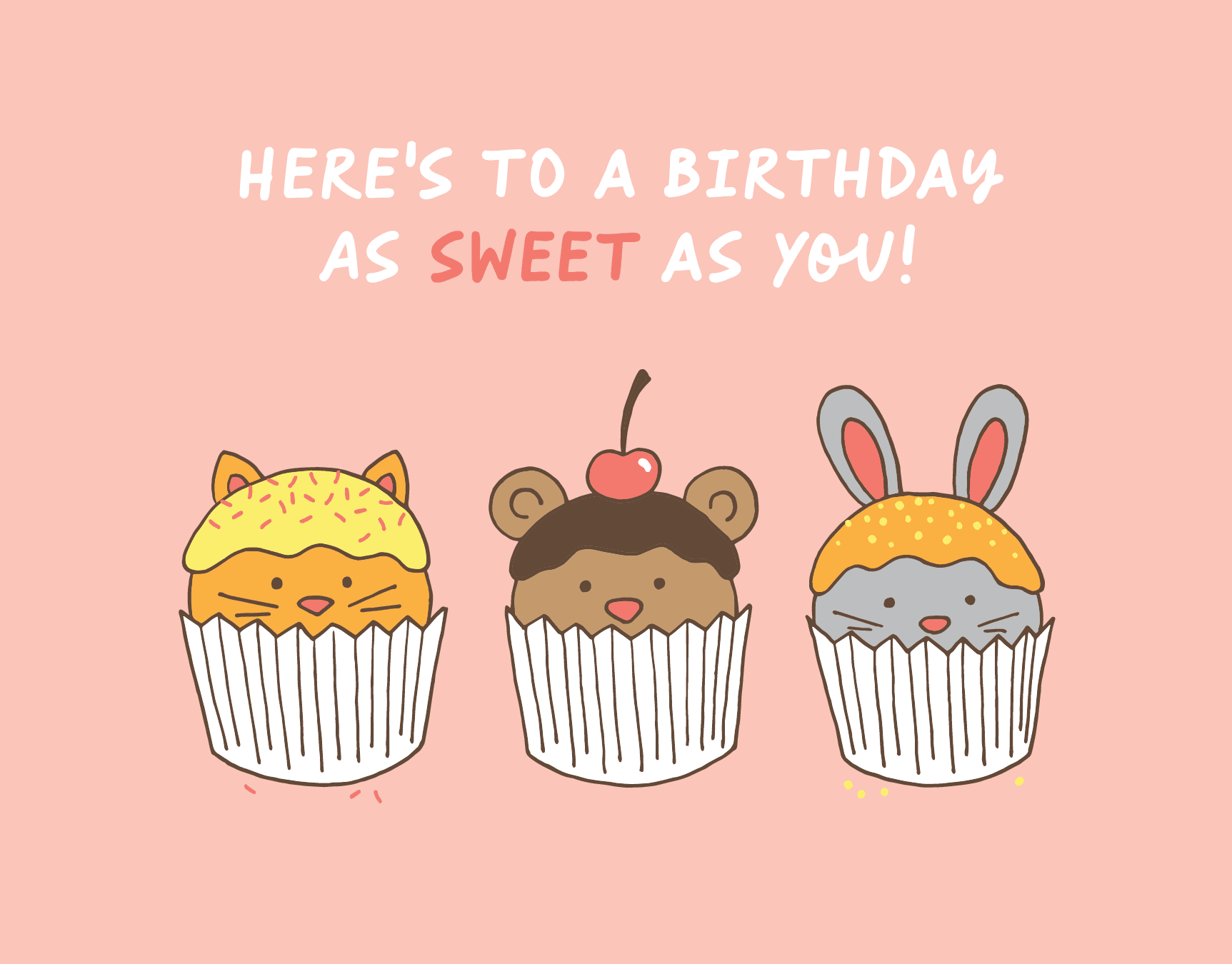 Birthday Cupcake Pals