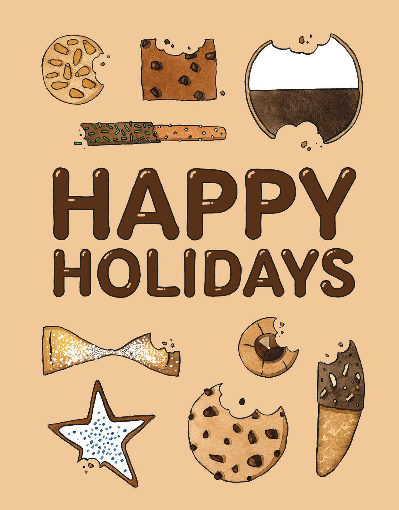 Holiday Bitten Cookie