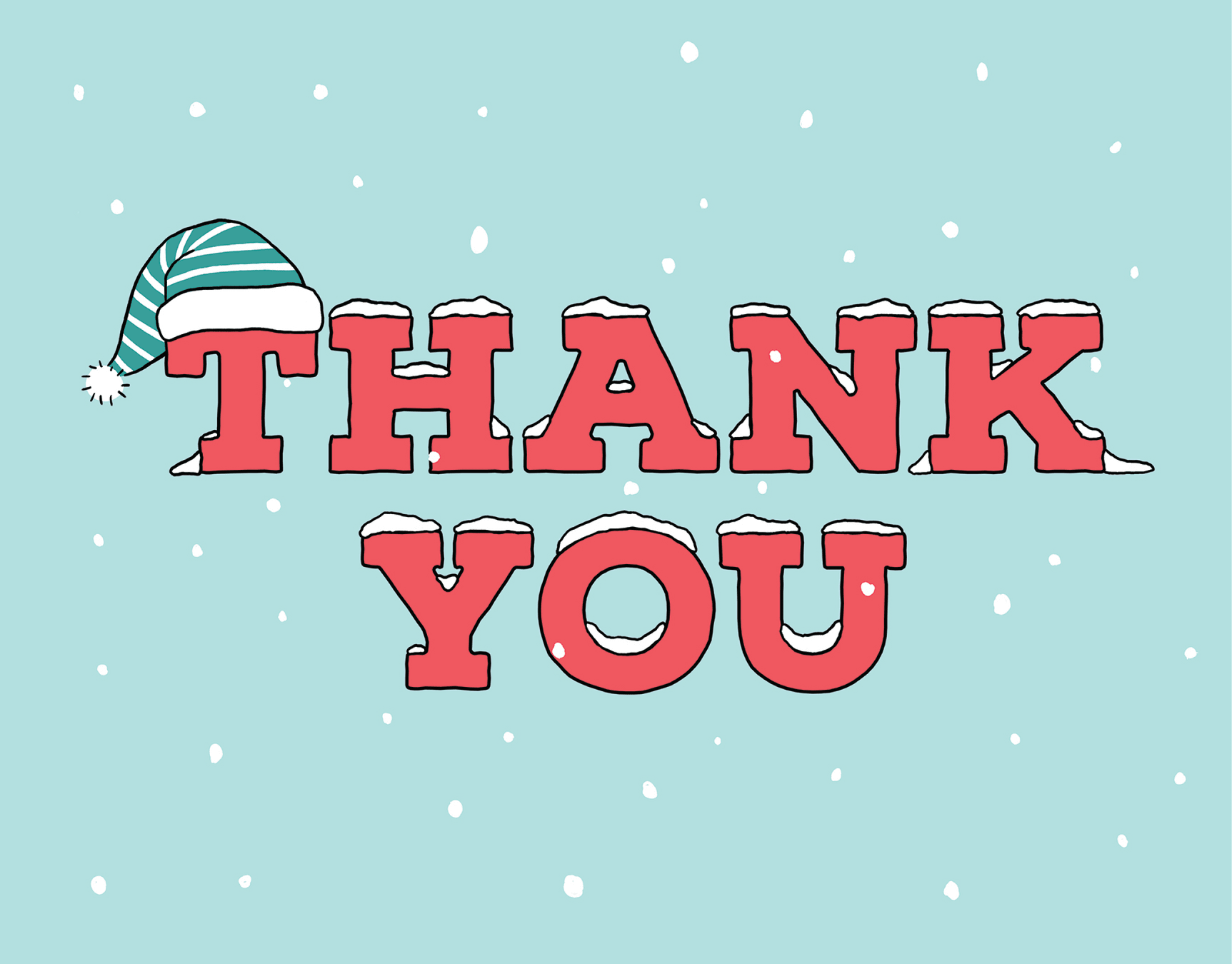 Snowy Thank You
