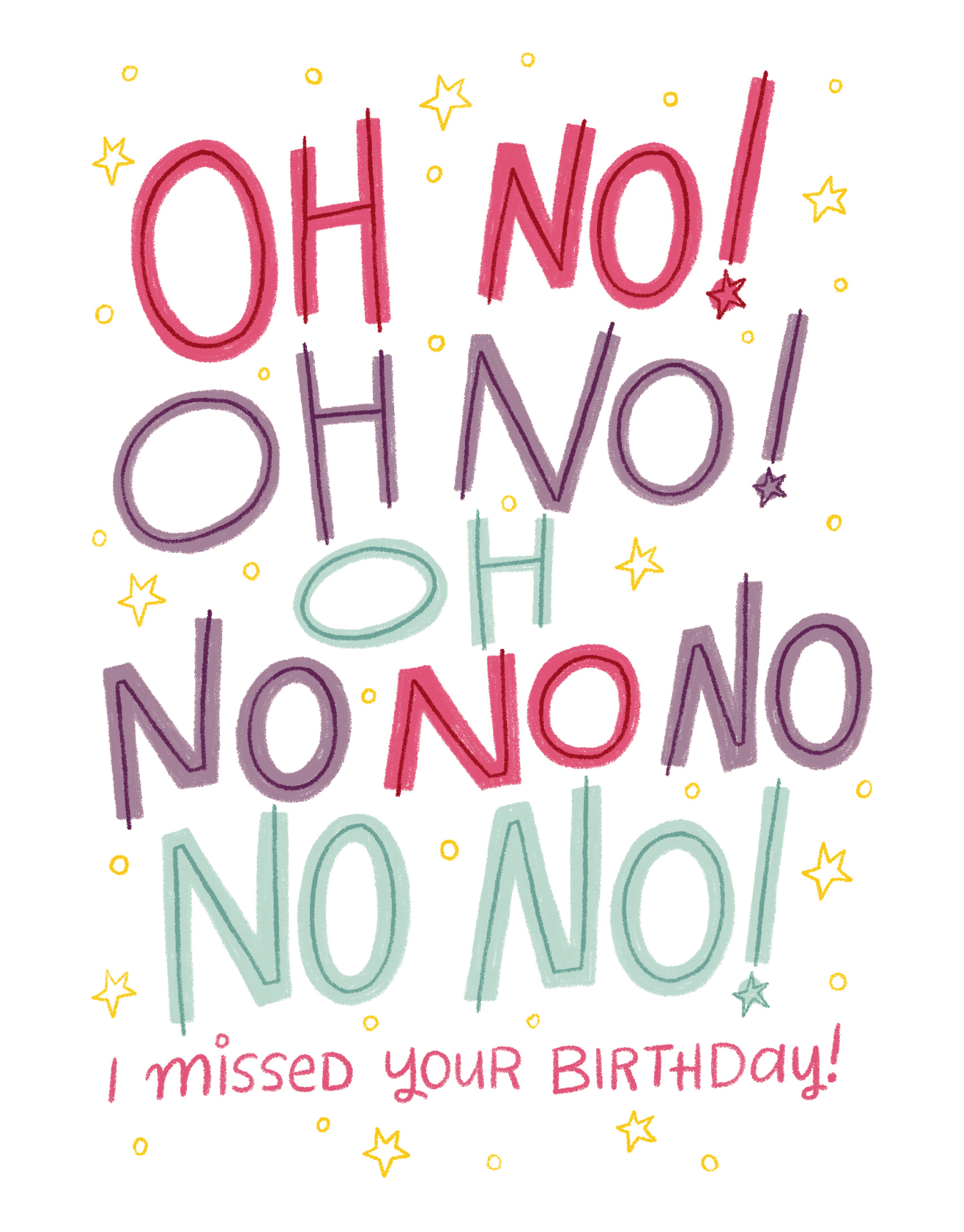 Oh No Birthday