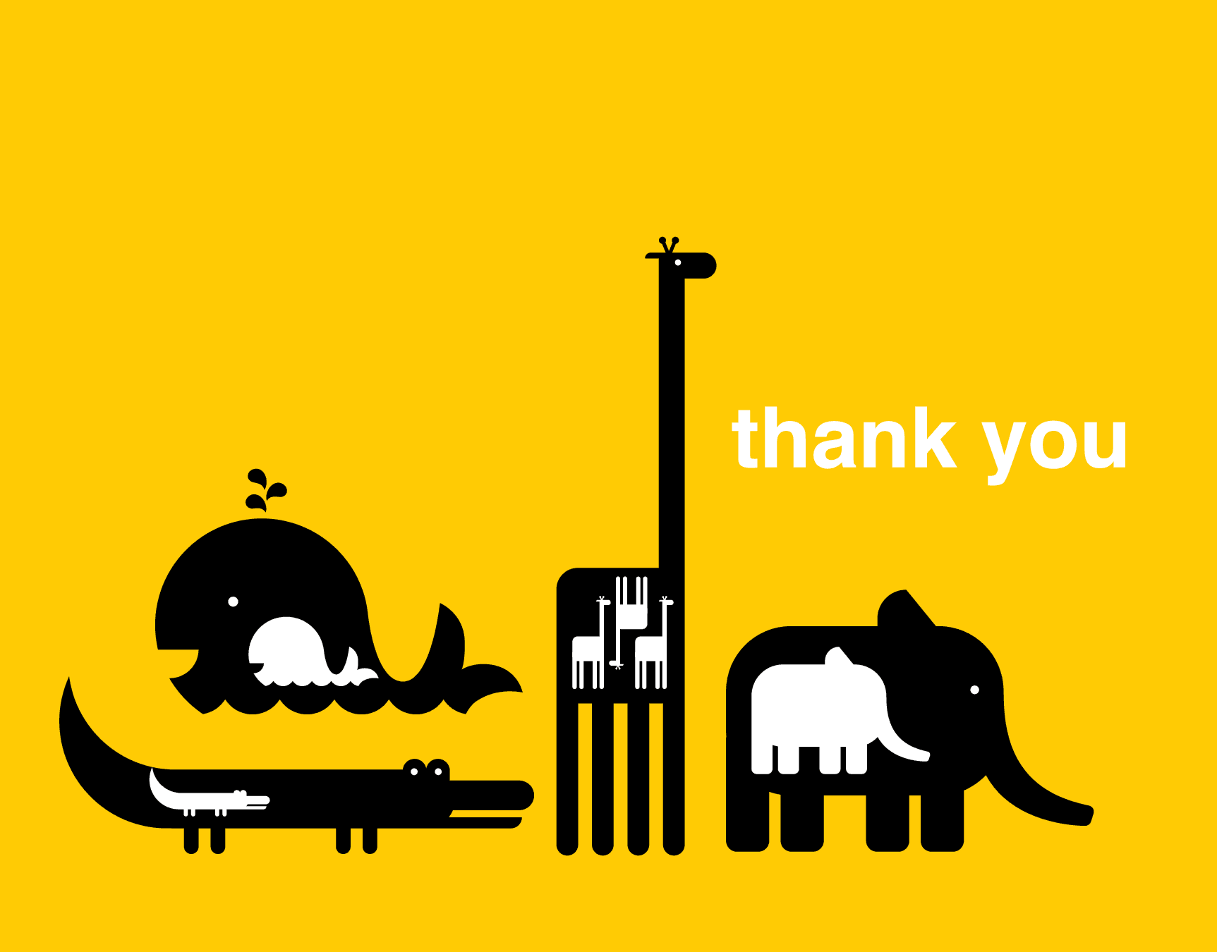 Baby Animals Thank You