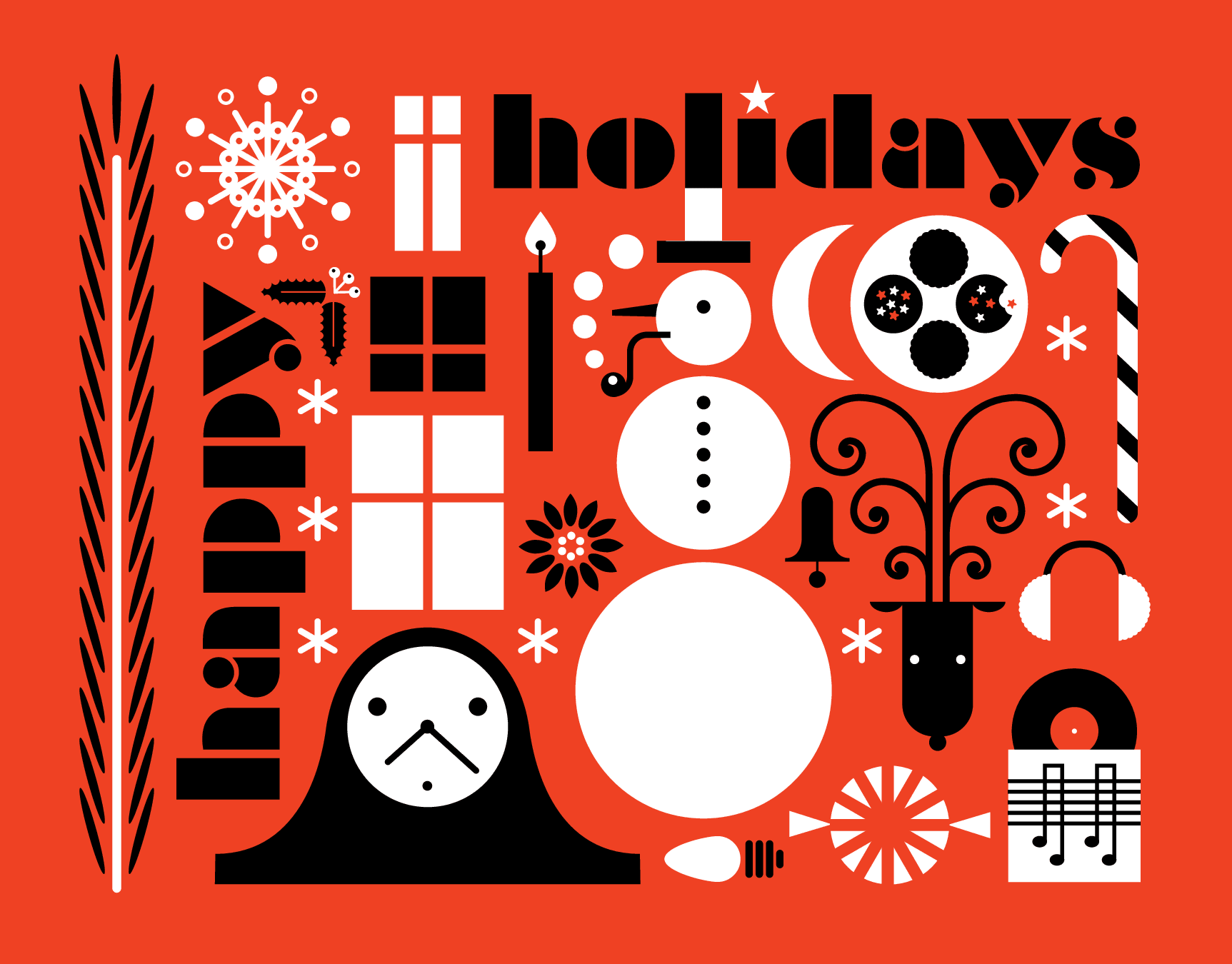 Festive Happy Holidays