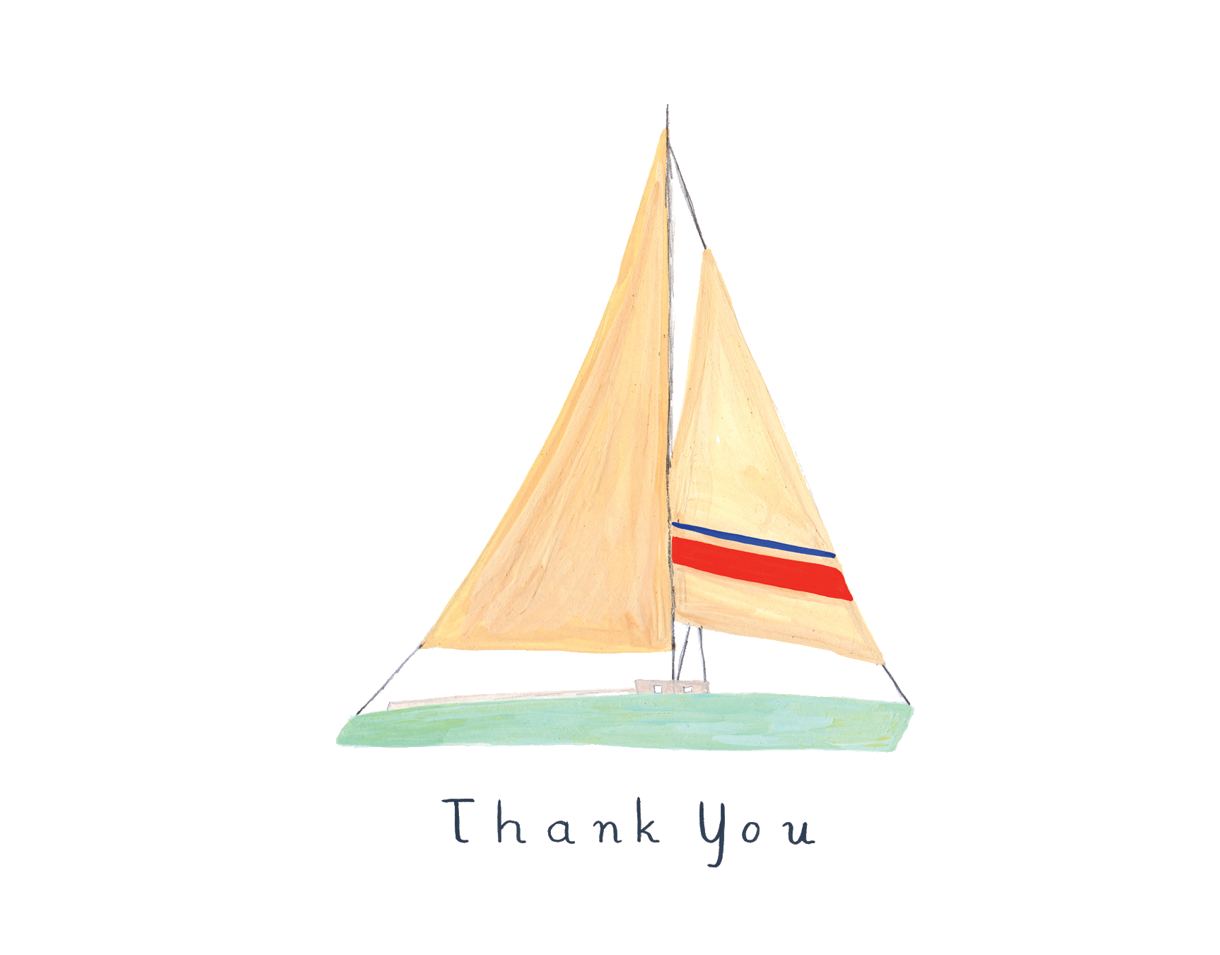 Sailboat Thank You