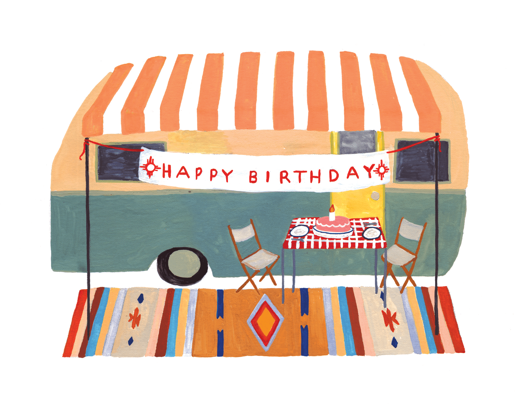 Camper Trailer Birthday