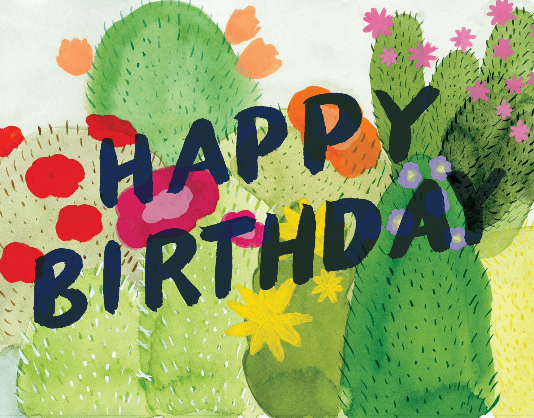 Cacti Birthday