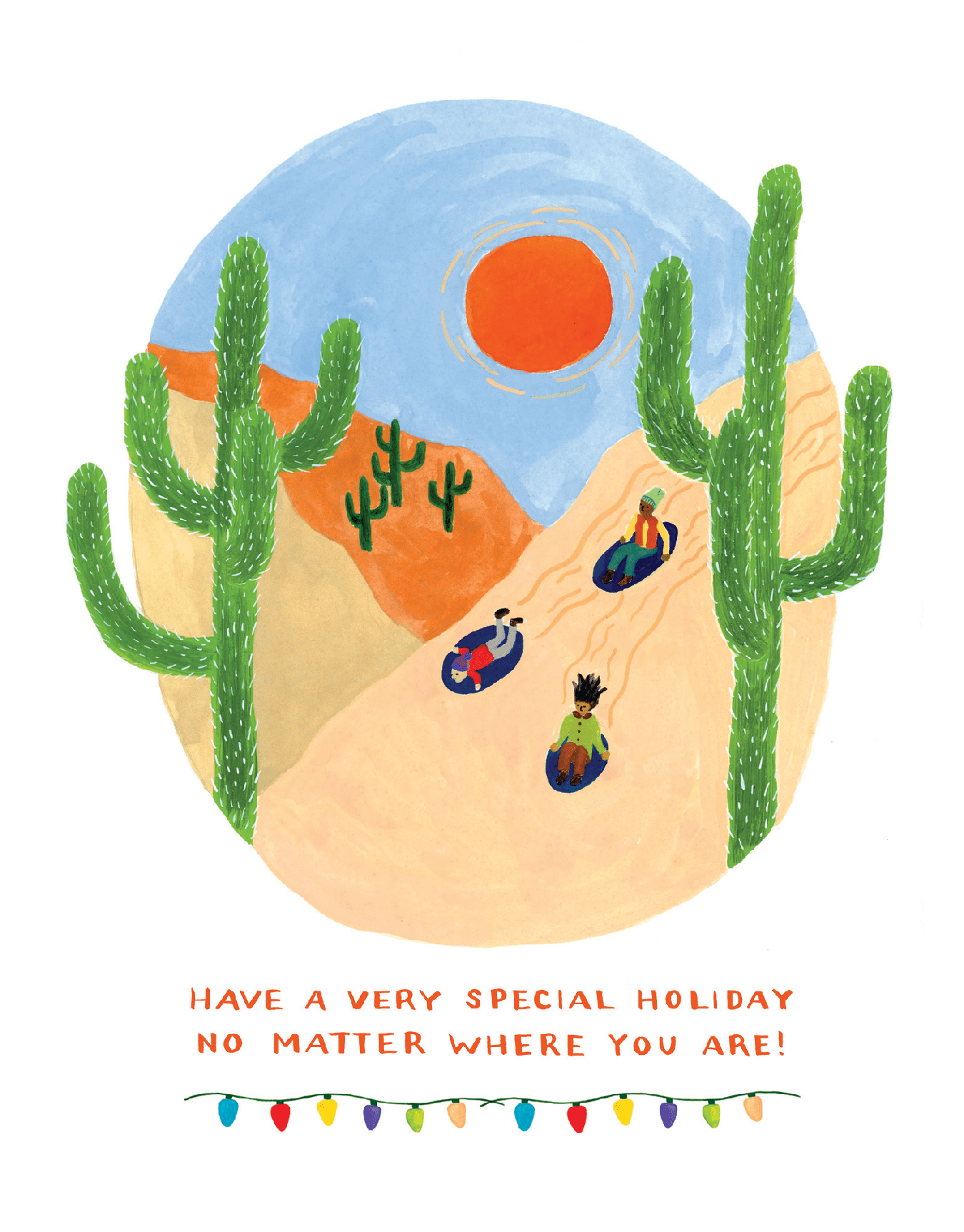 Desert Sledding