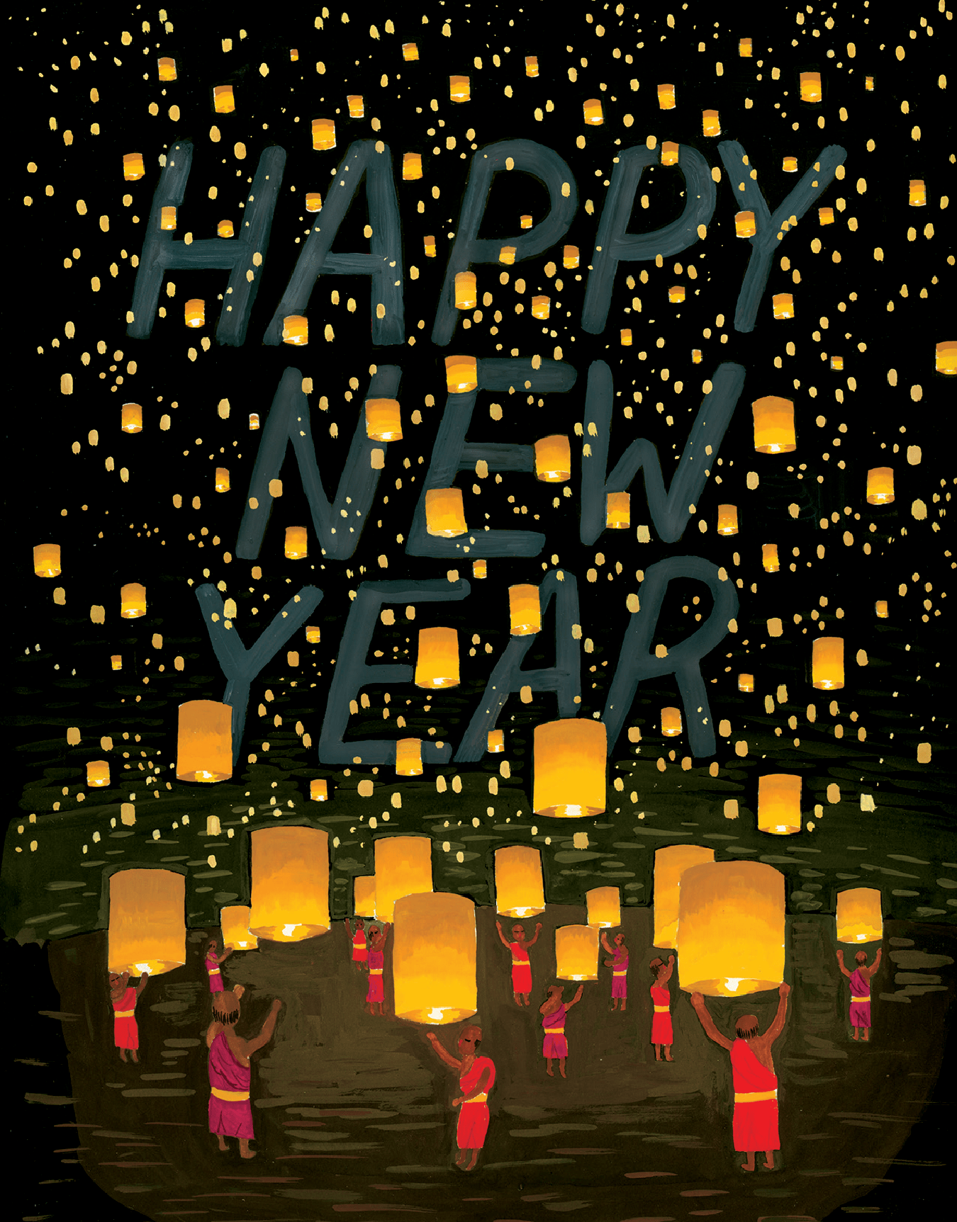 Thai Lanterns New Year