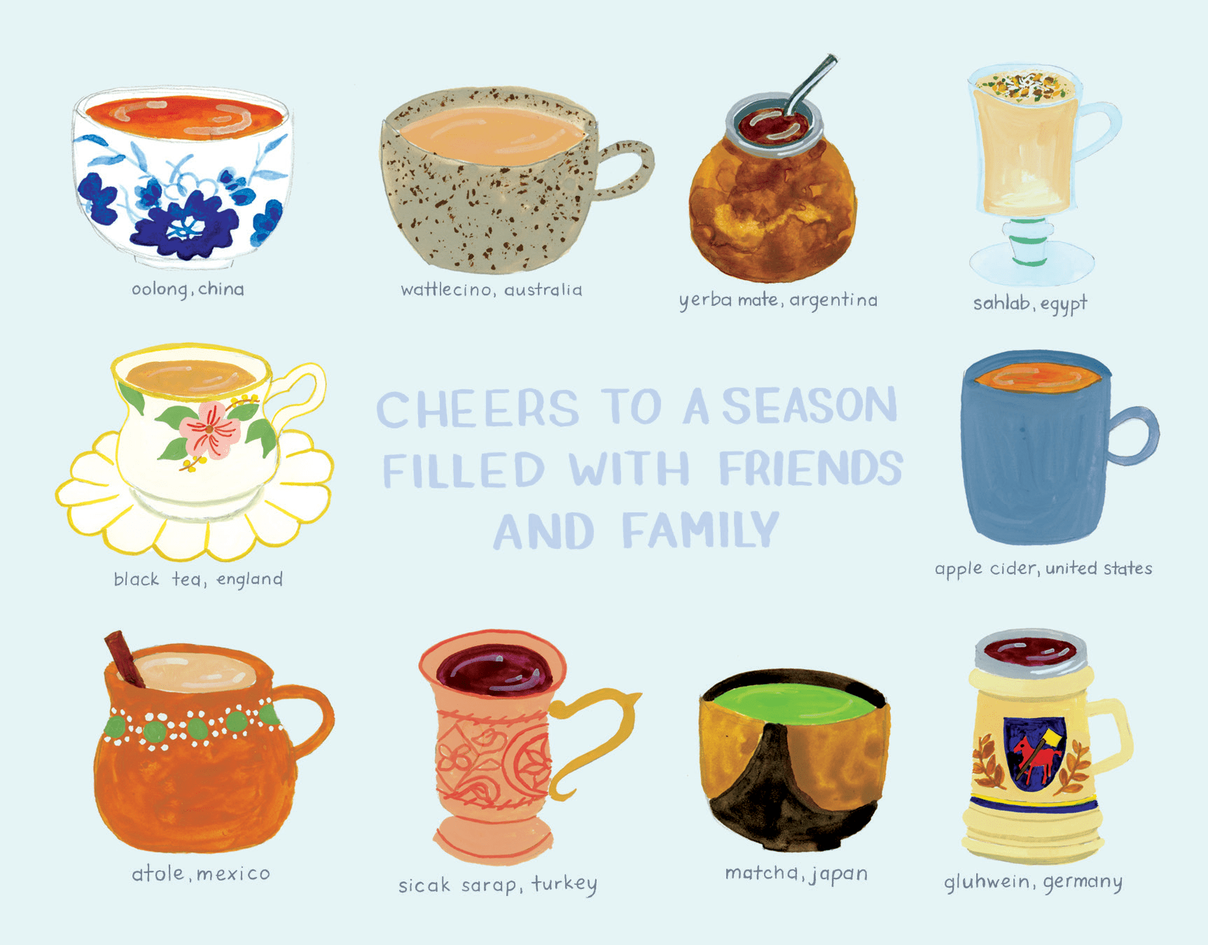 Hot Drinks Of The World