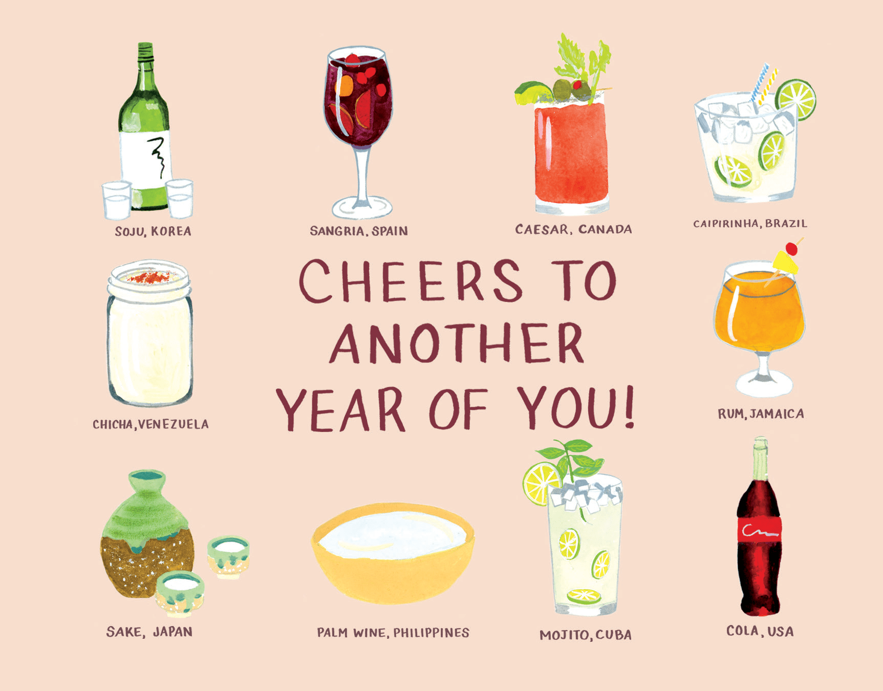 Birthday Drinks Of The World