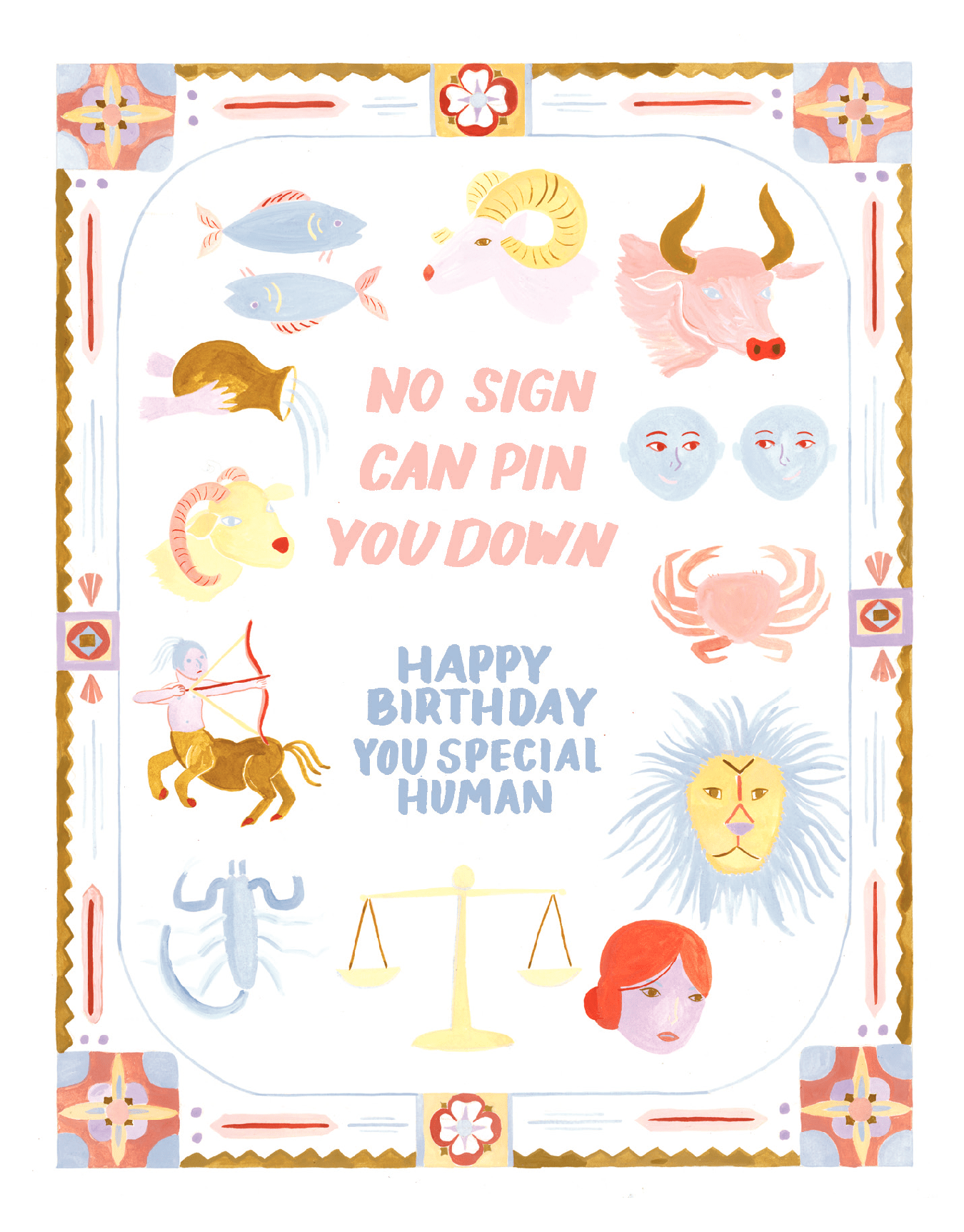 No Sign Can Pin You Down