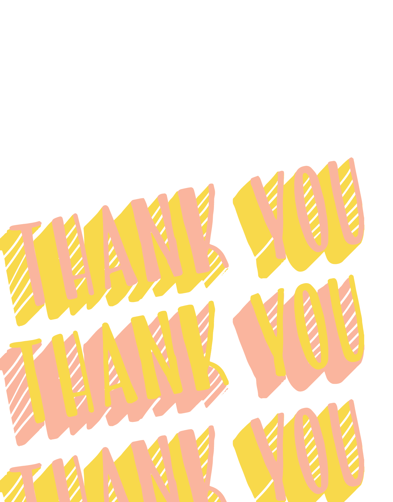 Warm 3D Thank You