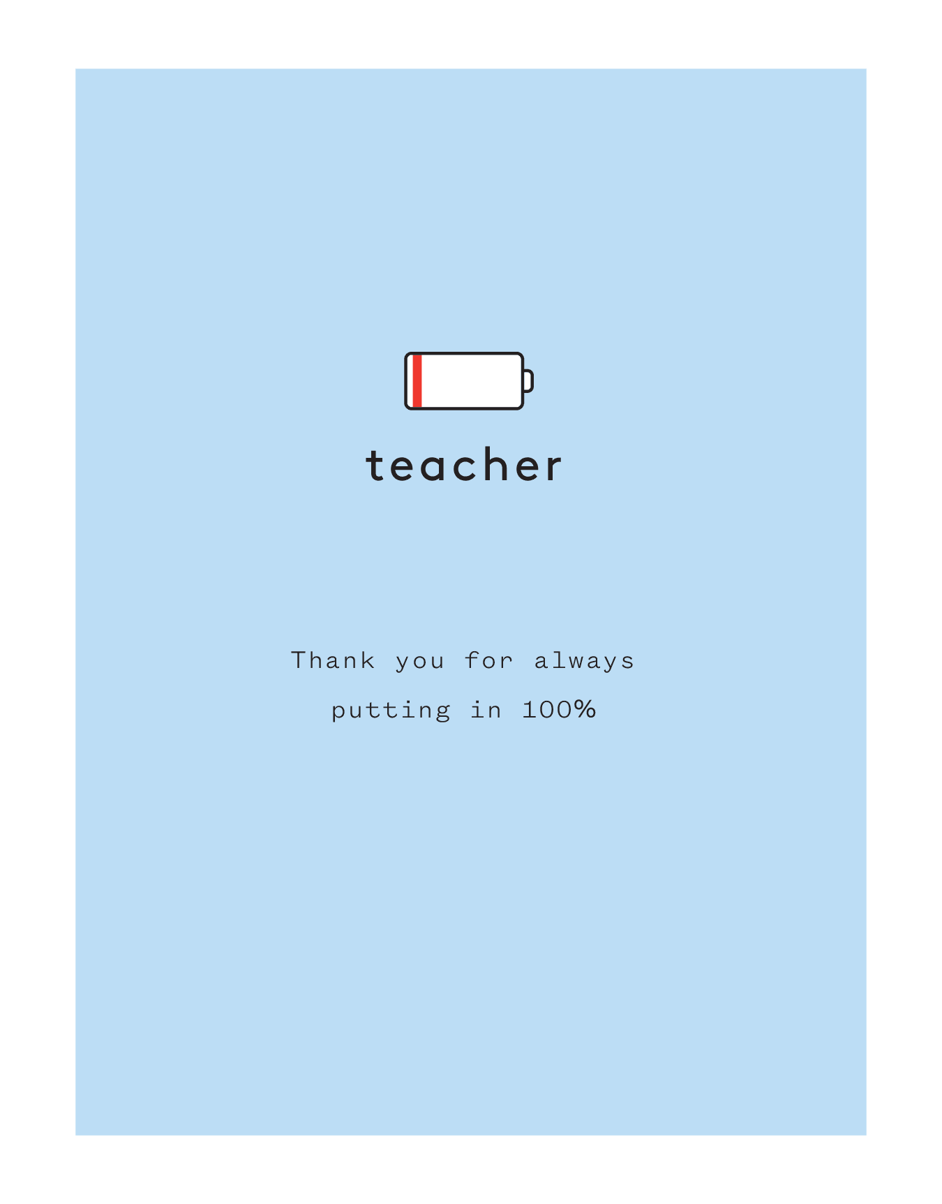 Teacher Battery