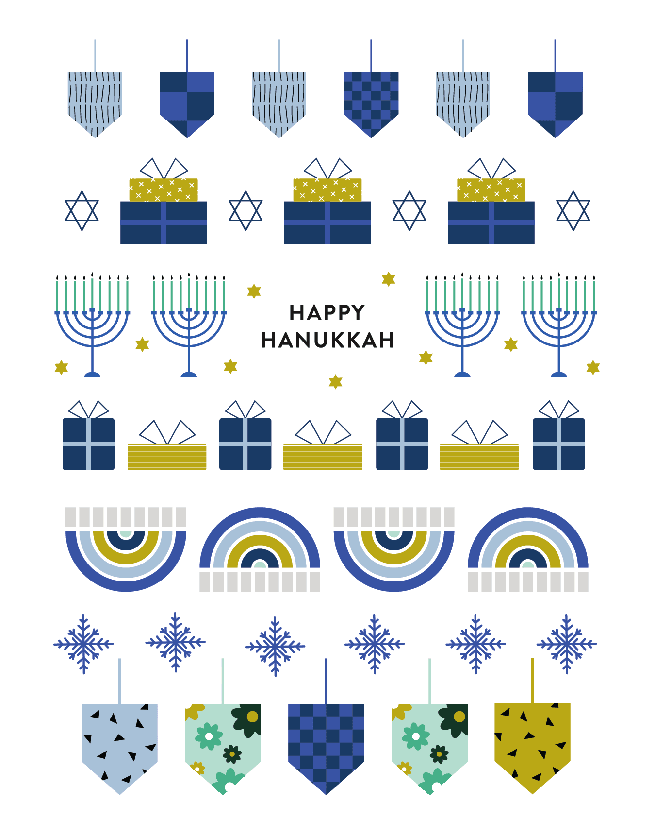 Hanukkah Pattern