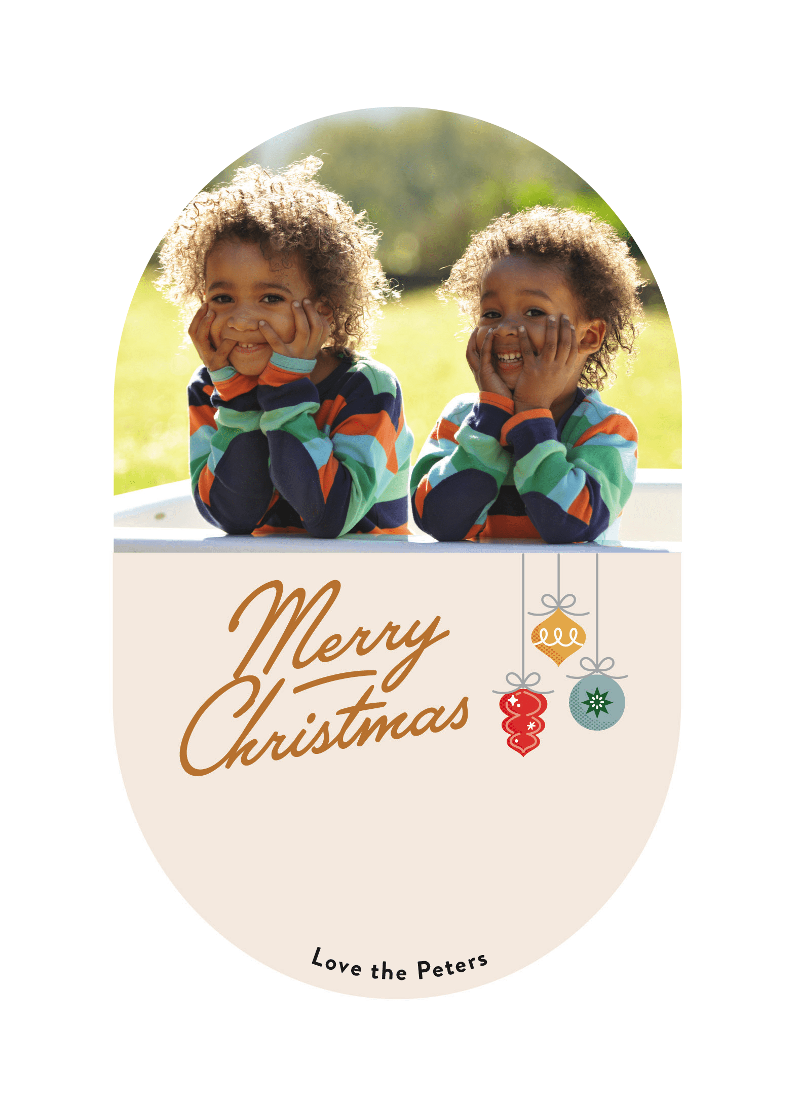 Christmas Oval