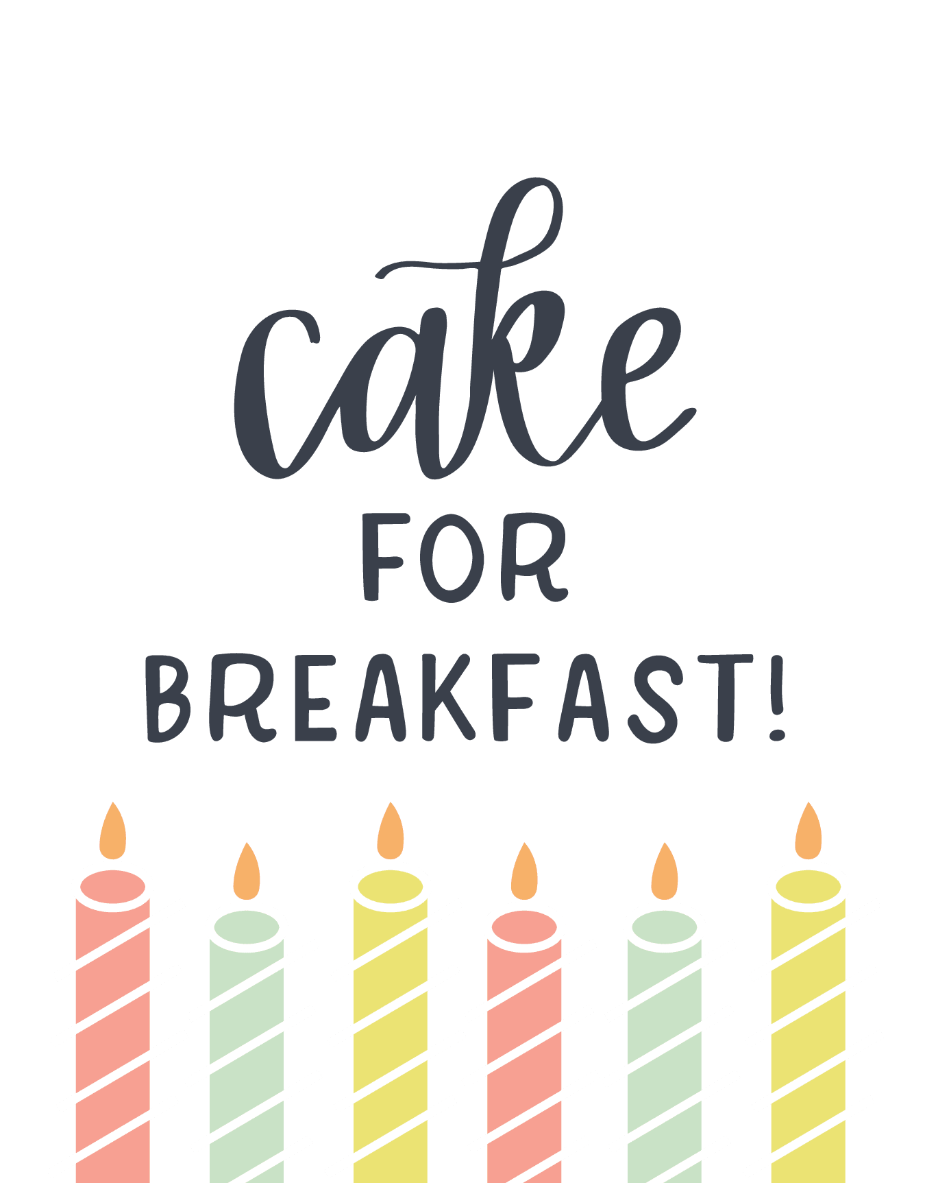 Cake For Breakfast