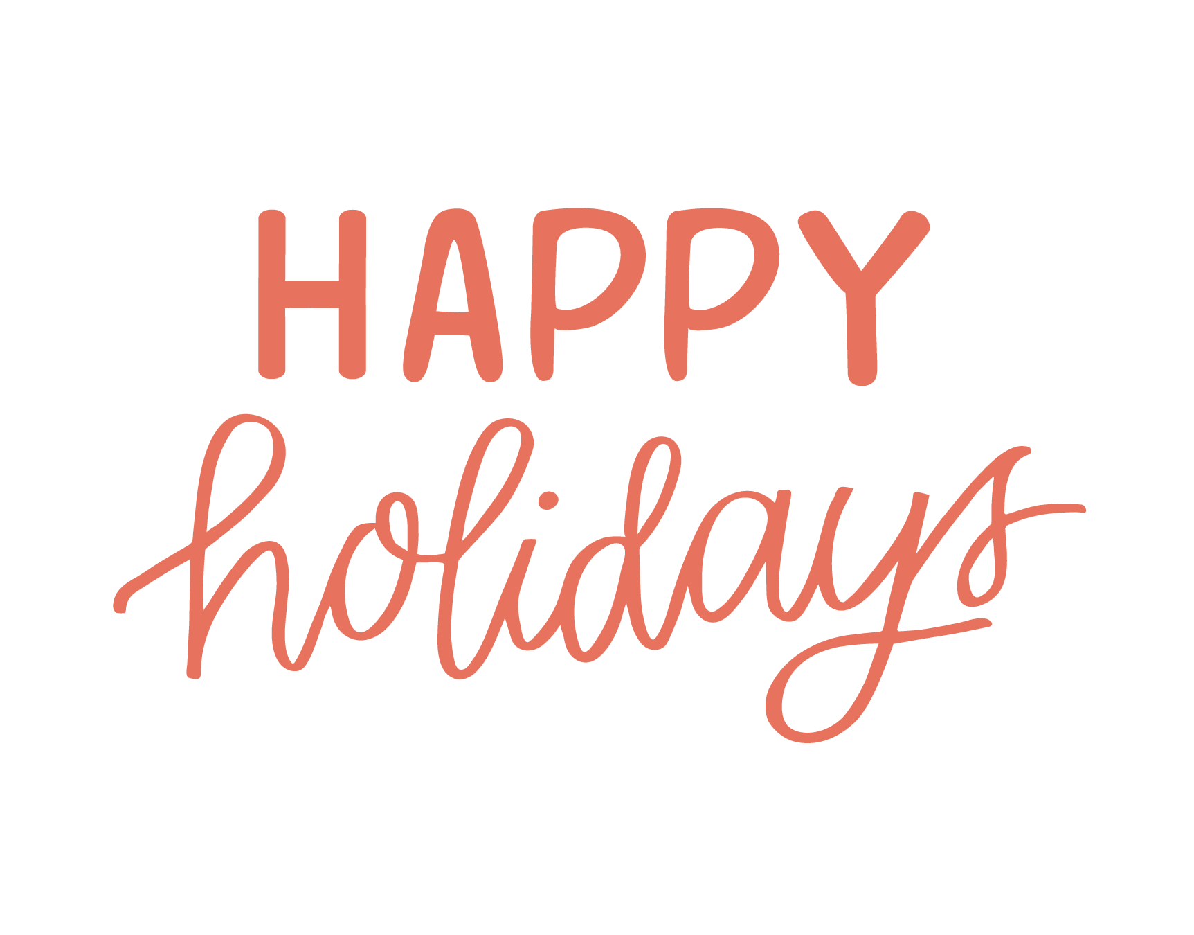 Happy Holidays