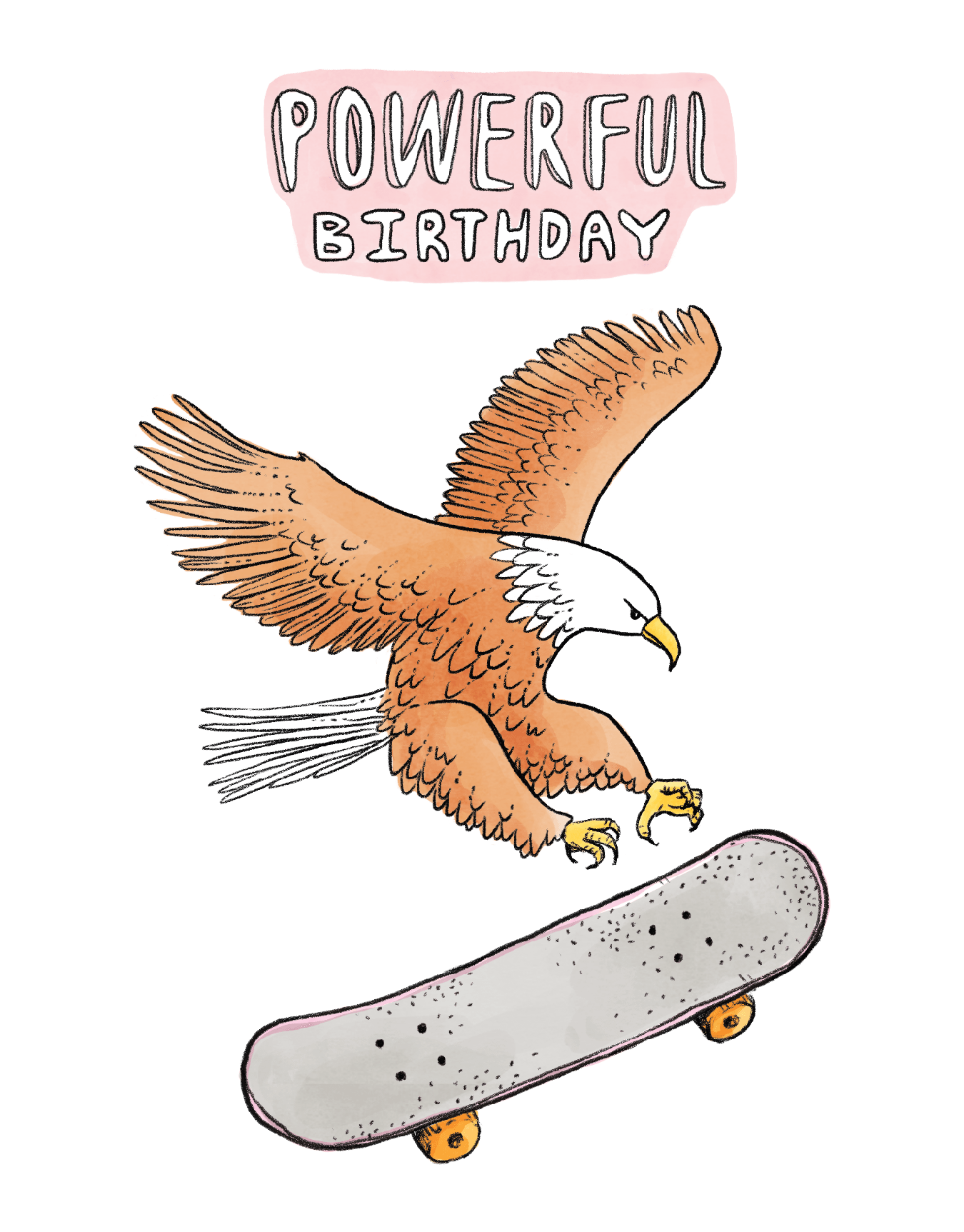 Skateboarding Eagle