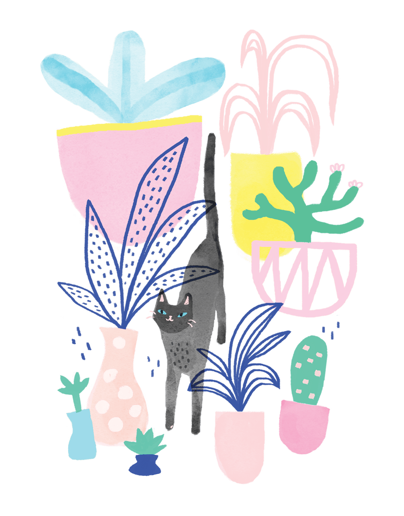 Pastel Plants
