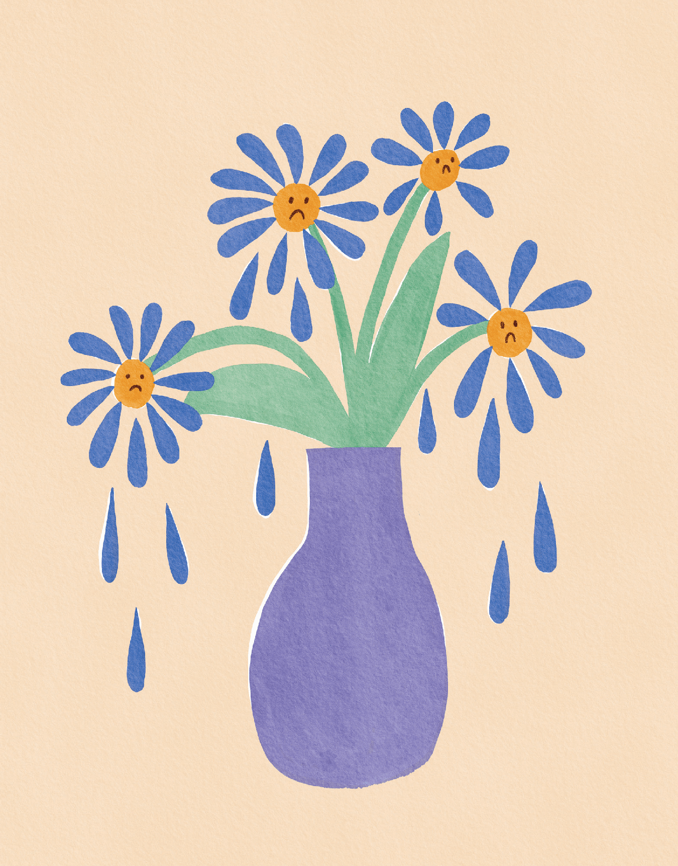 Sad Sympathy Flowers
