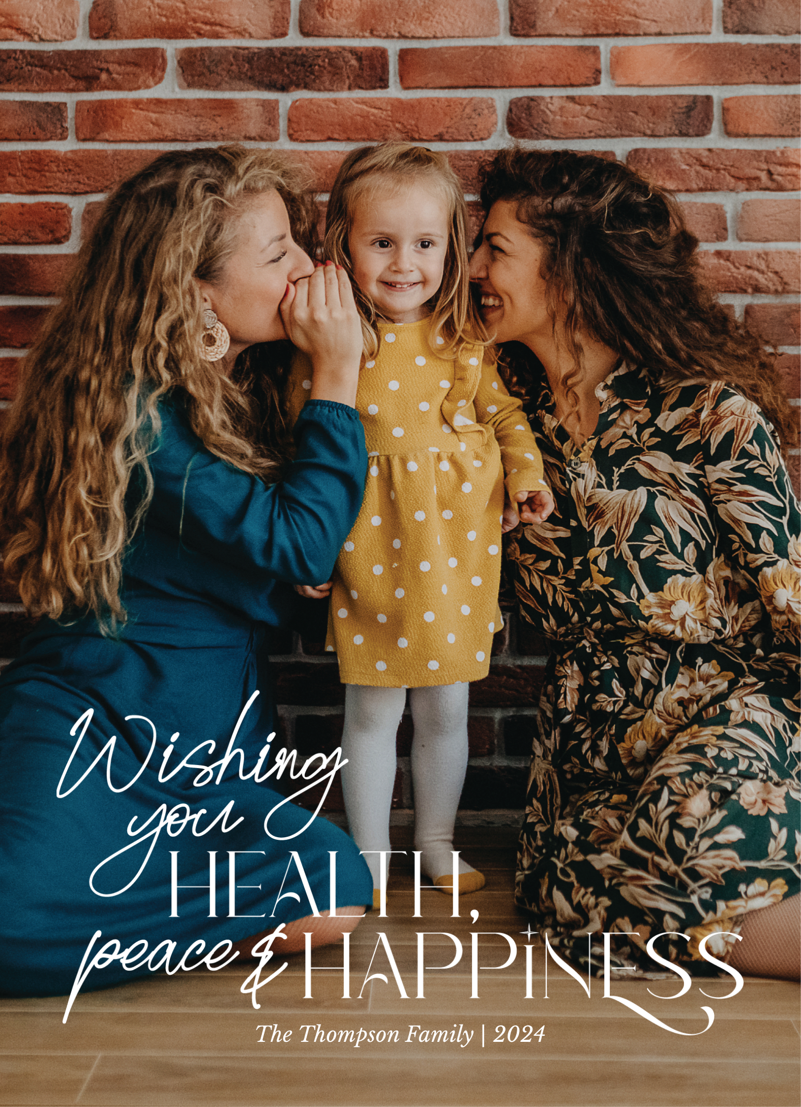Health Peace Happiness Vertical