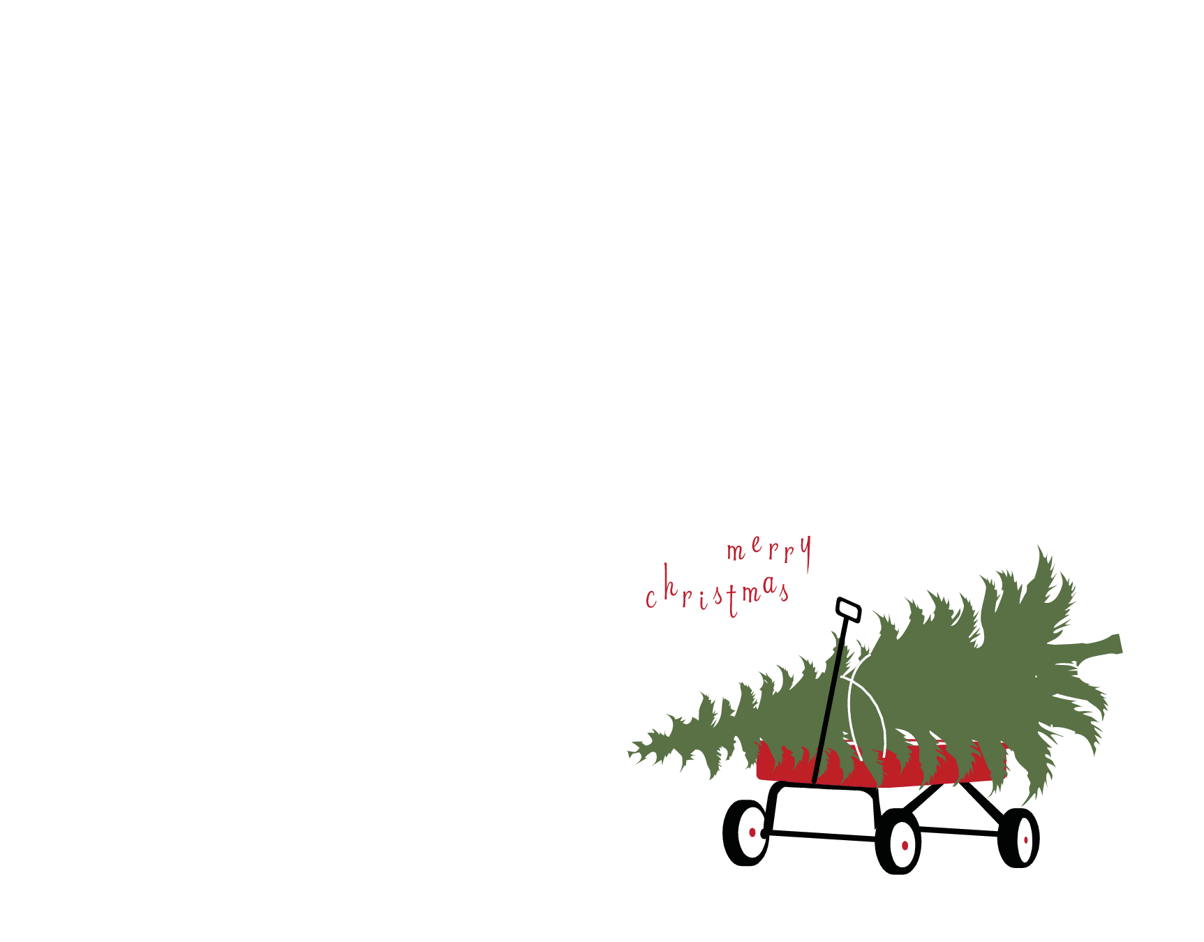 Christmas Tree Wagon
