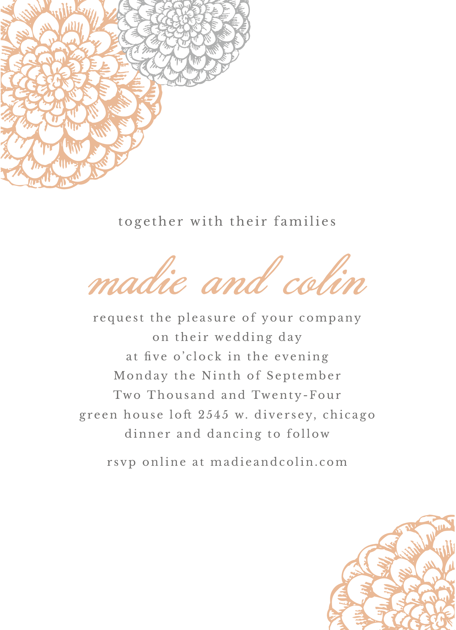 Blooms Invite