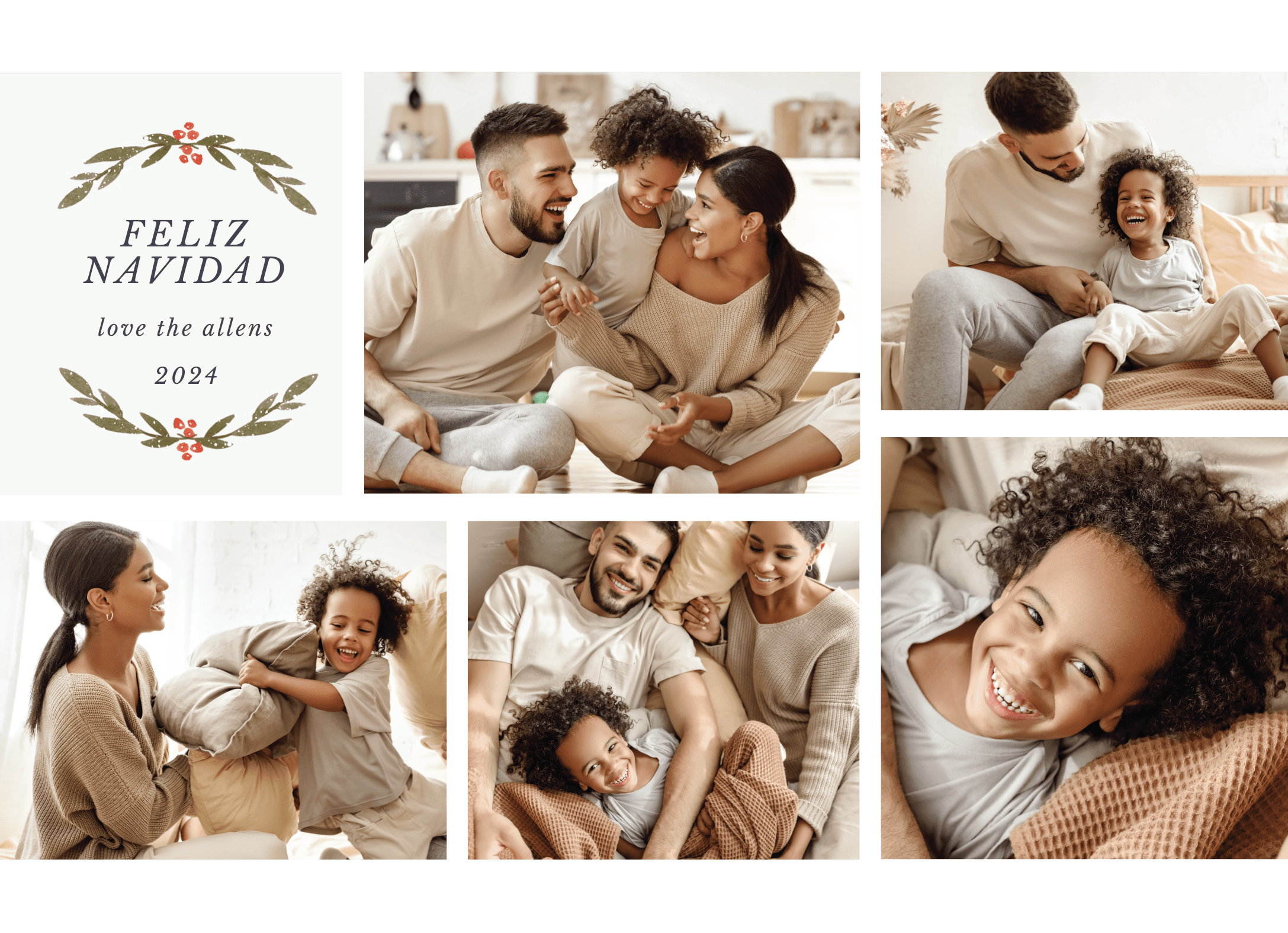 Feliz Family Wreath