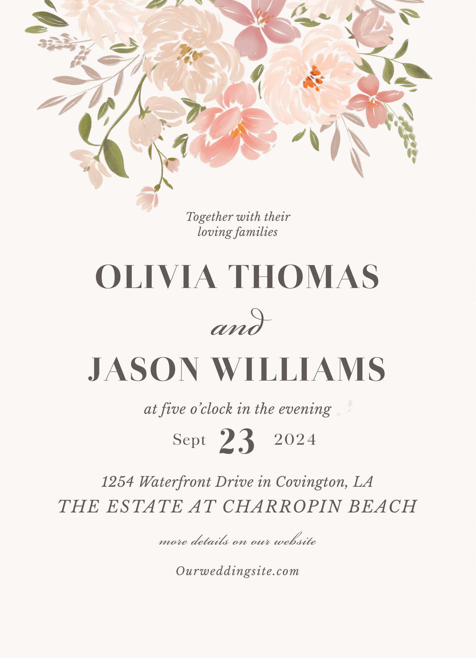 Corsage Invite