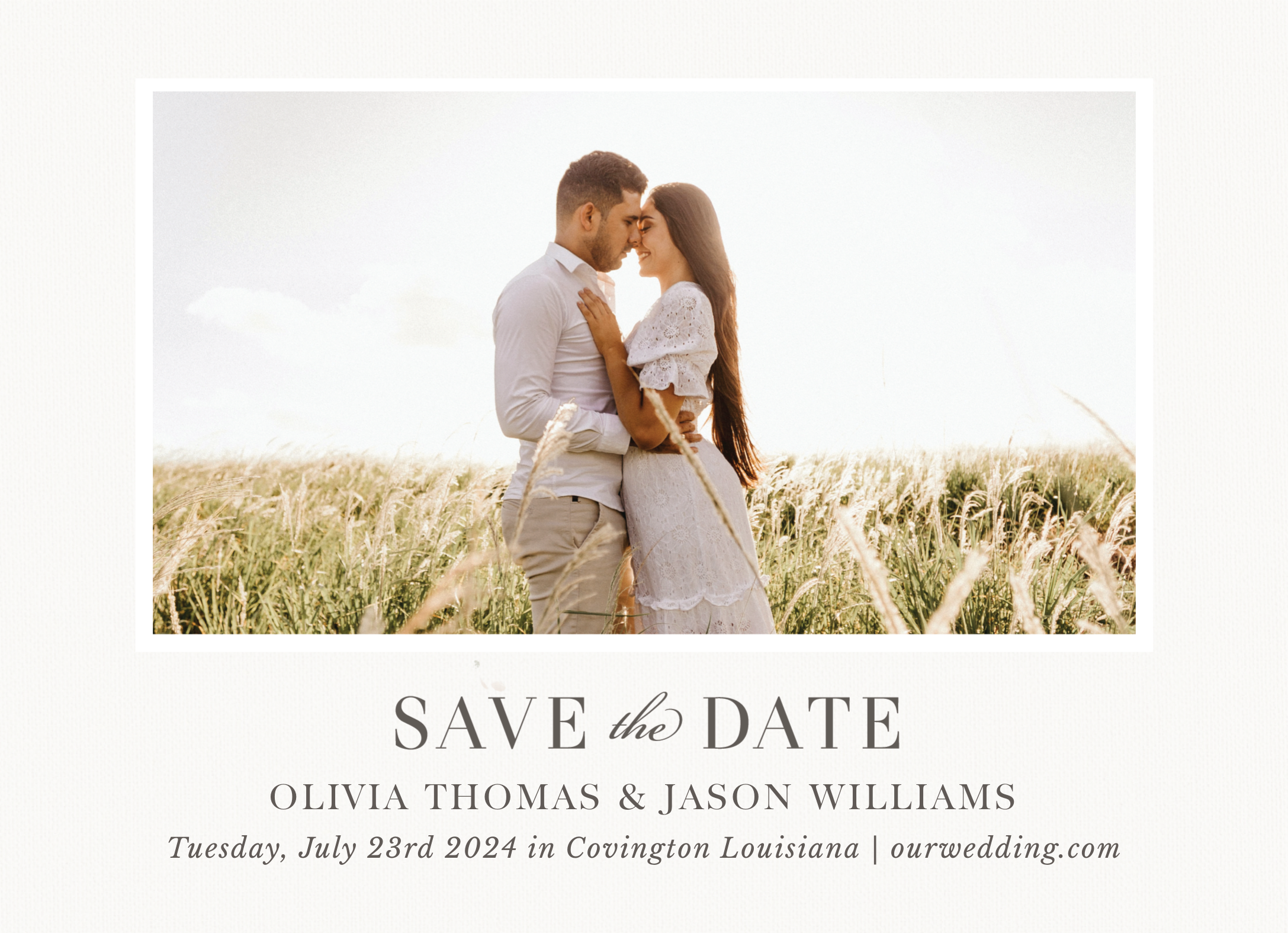 Simple Bliss Save The Date
