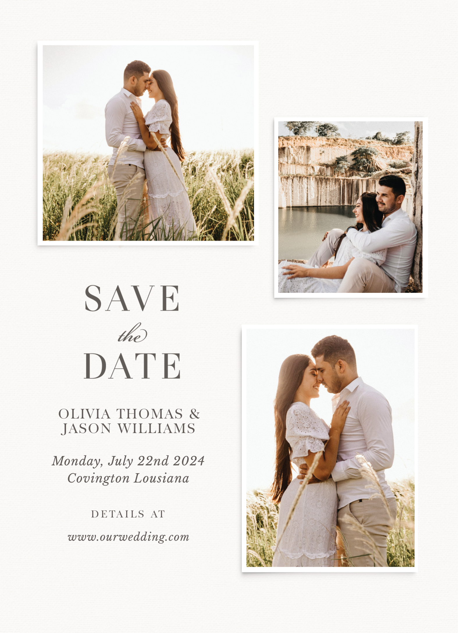 Wedding Snapshots Save The Date